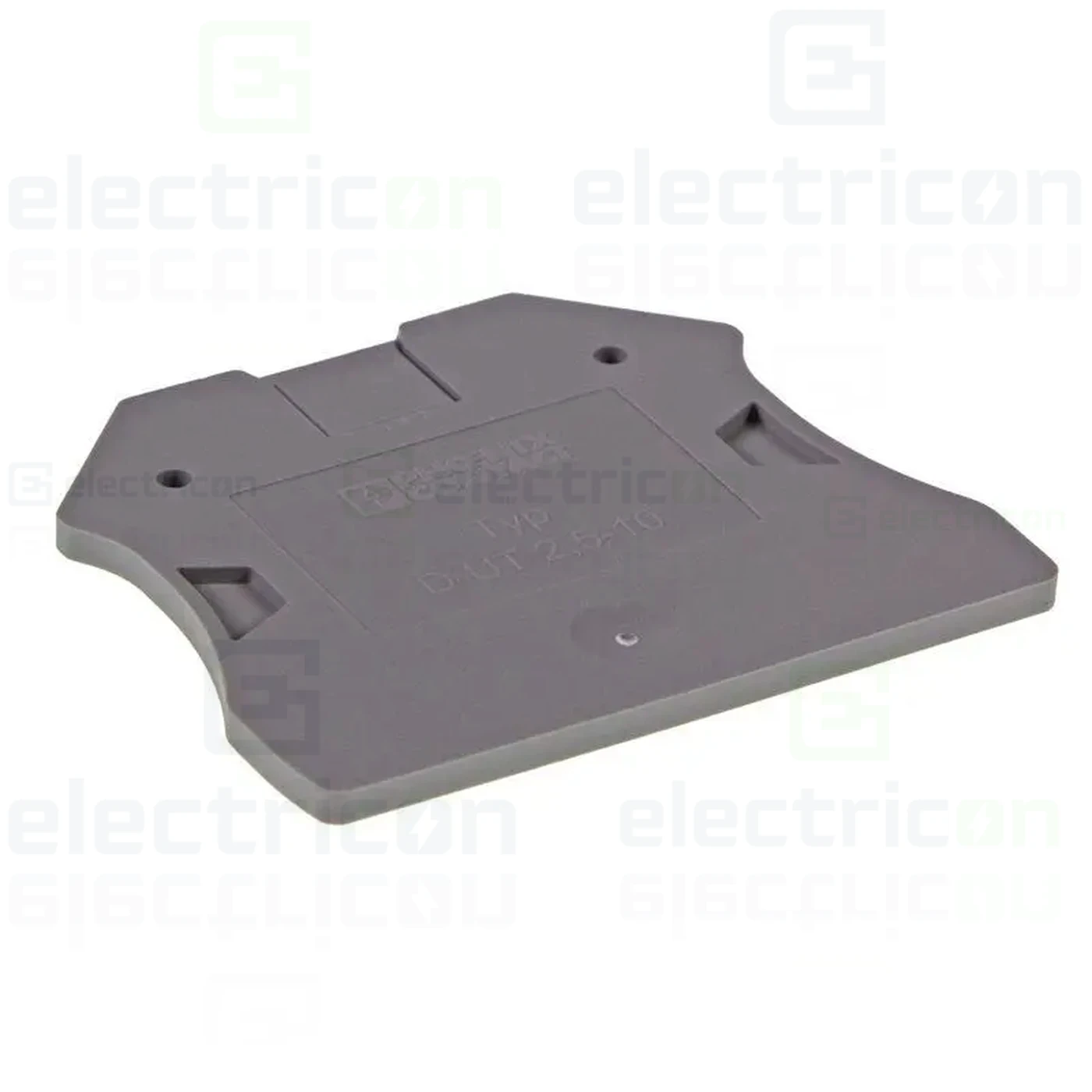 Accesorii cleme - Element terminal pentru clema Phoenix Contact serie UT 6, gri, D-UT 2,5/10, Phoenix Contact, 3047028