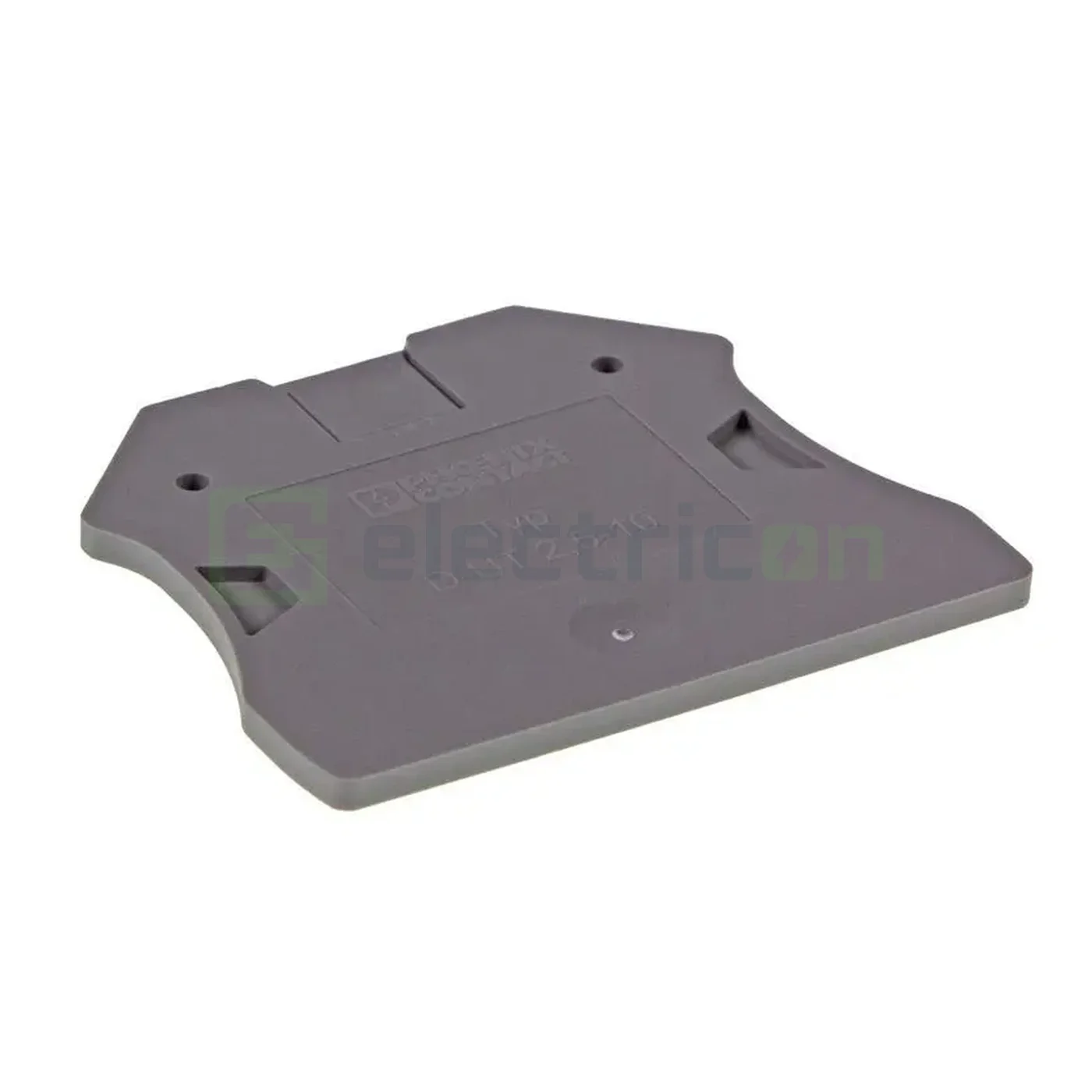 Element terminal pentru clema Phoenix Contact serie UT 6, gri, D-UT 2,5/10, Phoenix Contact, 3047028
