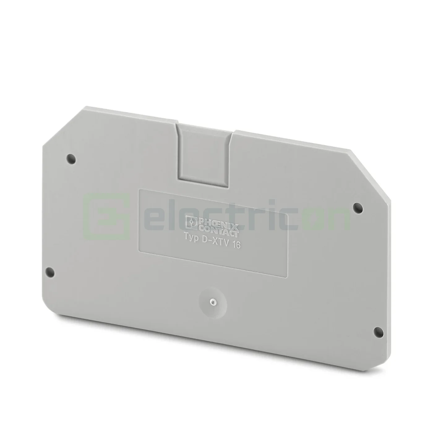 Element terminal pentru clema Phoenix Contact serie XTV 16 gri, D-XTV 16 , Phoenix Contact, 1329675