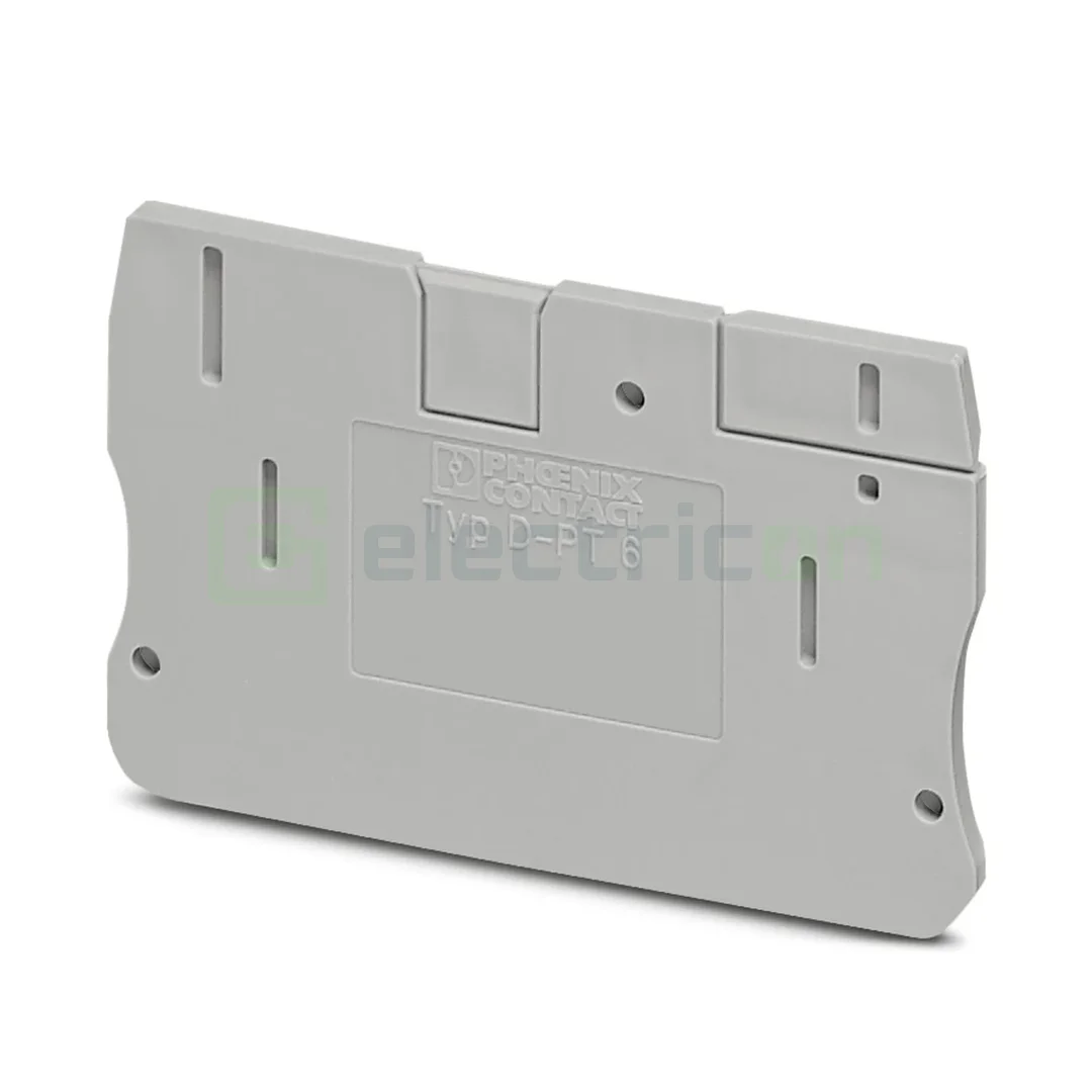 Element terminal pentru clemele șir, seria PT 6, gri, D-PT 6, Phoenix Contact, 3212044