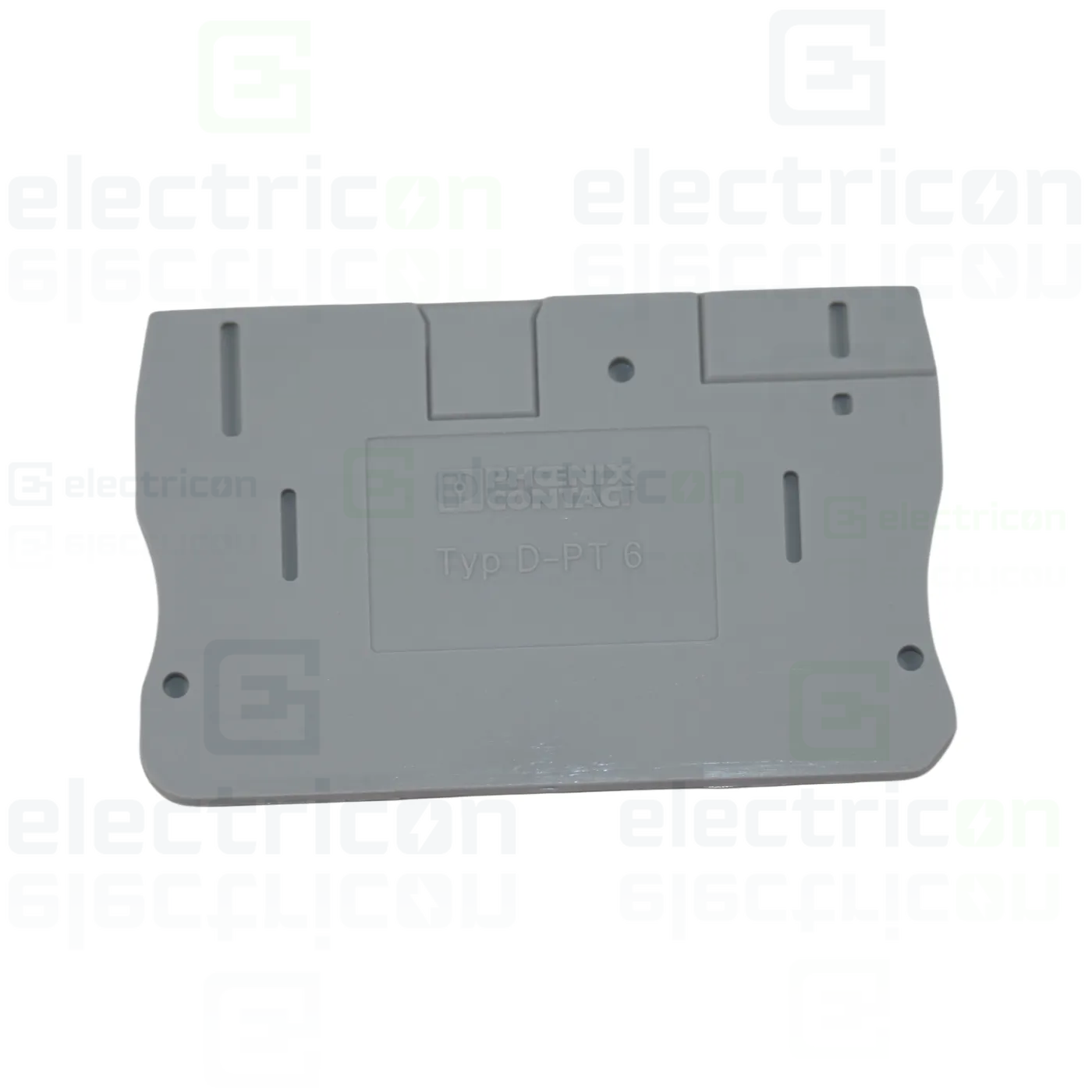 Accesorii cleme - Element terminal pentru clemele șir, seria PT 6, gri, D-PT 6, Phoenix Contact, 3212044