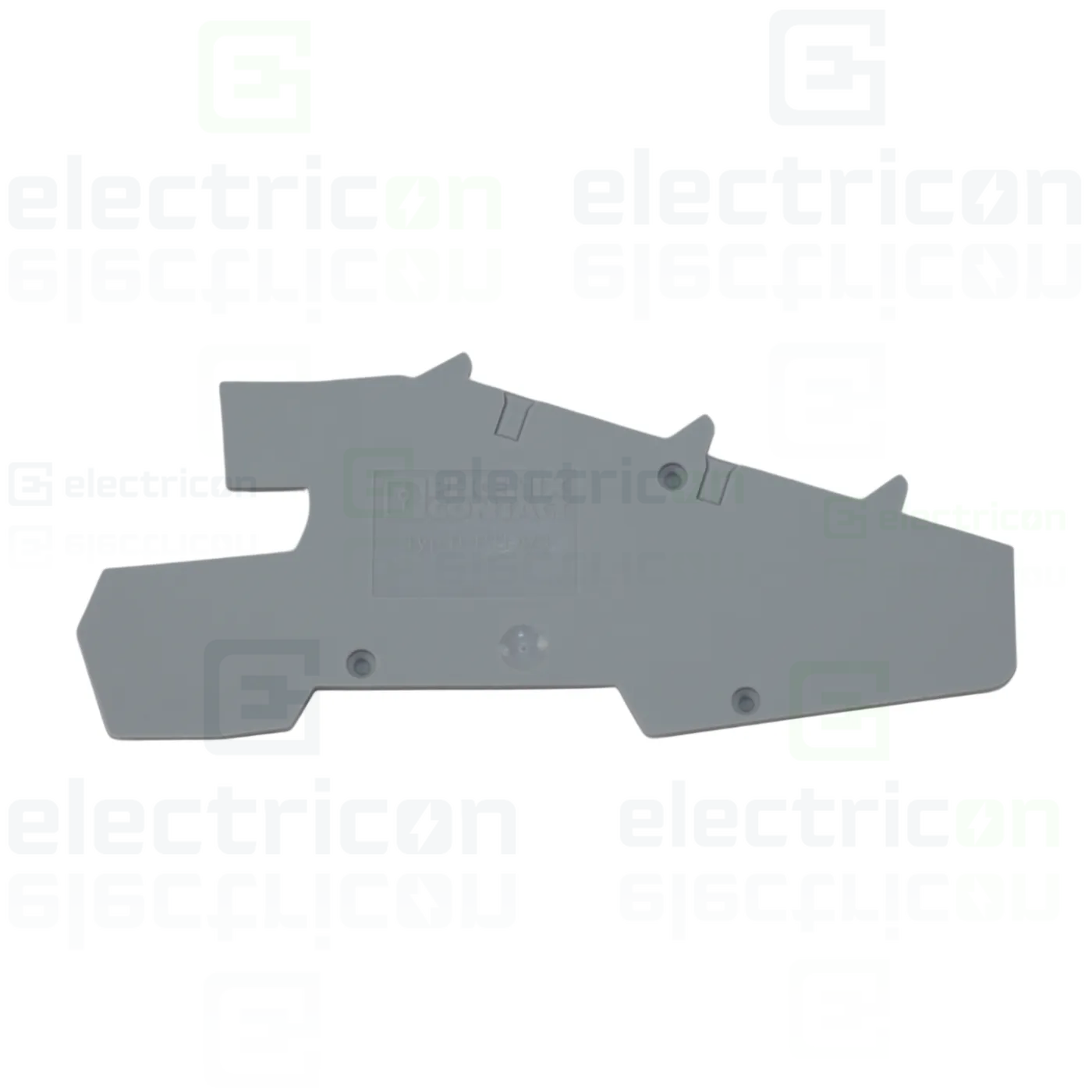 Cleme și conectori electrici - Element terminal pentru clemele șir, seria PTI, gri, D-PTI 4/3, Phoenix Contact, 3214054