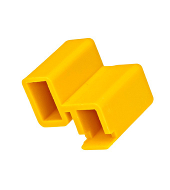 Capac de protectie galben pentru bara de pin pe 1 MW Hager [3]