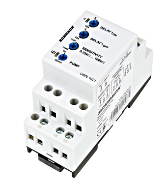 Releu monitorizare nivel lichide, 230V, 5A, 2M, 1CC, Schrack, URP5L1021 [1]