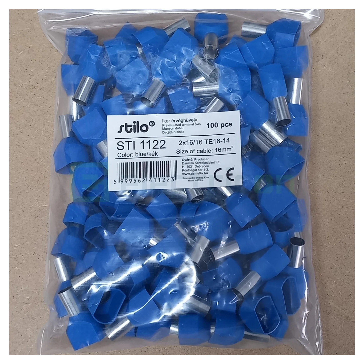 Accesorii electrice - Ferule pini dubli 2x16/16 STILO STI1122