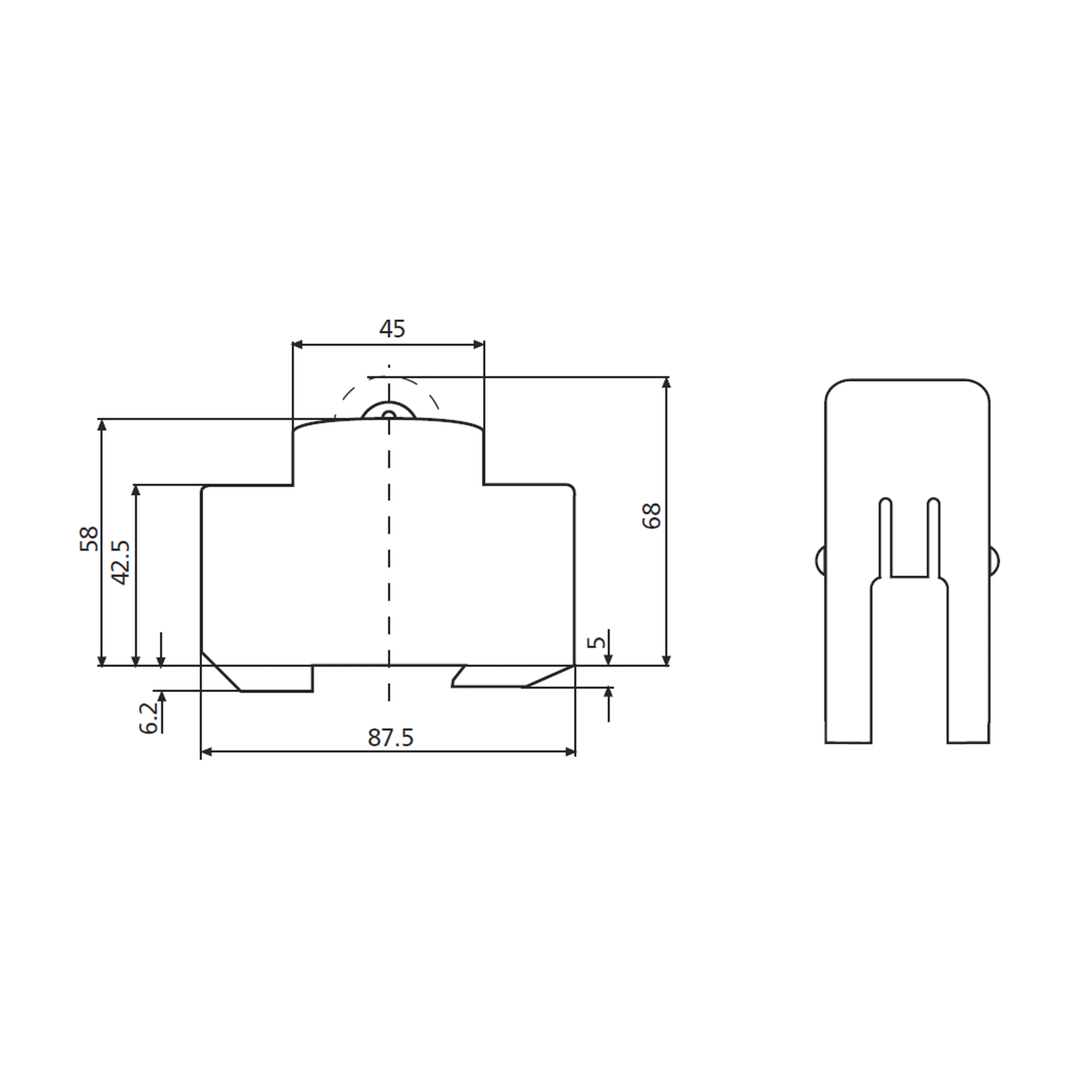 Indicator de tensiune, monofazat, led albastru, SON H-1B, ETI, 002471555 [4]