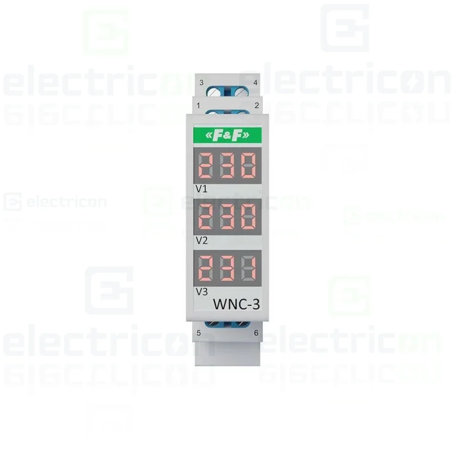 Indicator de tensiune trifazat, F&F, WNC-3, Gri, F&F Filipowski, WNC-3 [1]