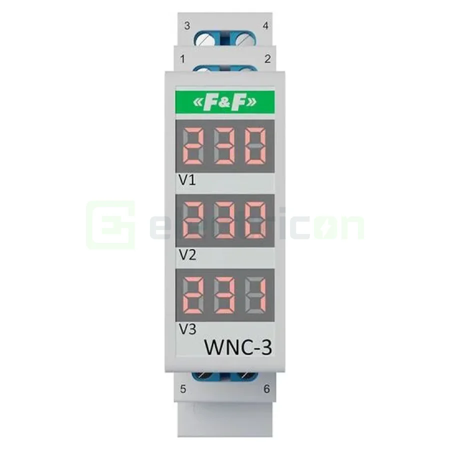 Indicator de tensiune trifazat, F&F, WNC-3, Gri, F&F Filipowski, WNC-3