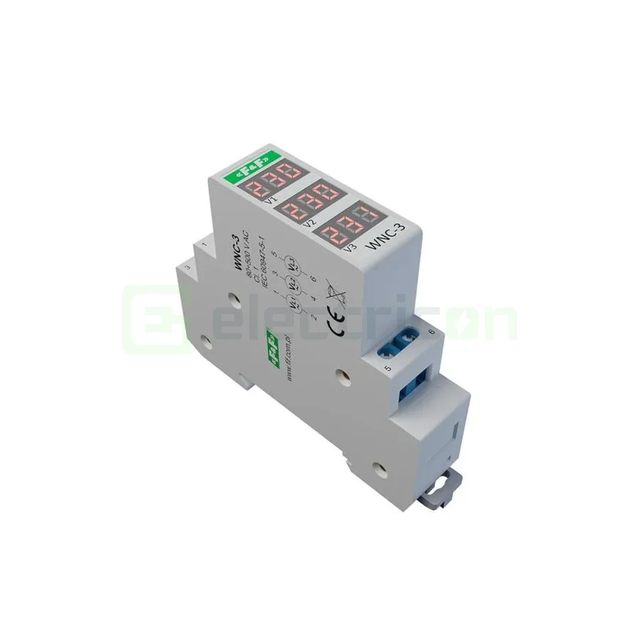 Indicator de tensiune trifazat, F&F, WNC-3, Gri, F&F Filipowski, WNC-3 [1]