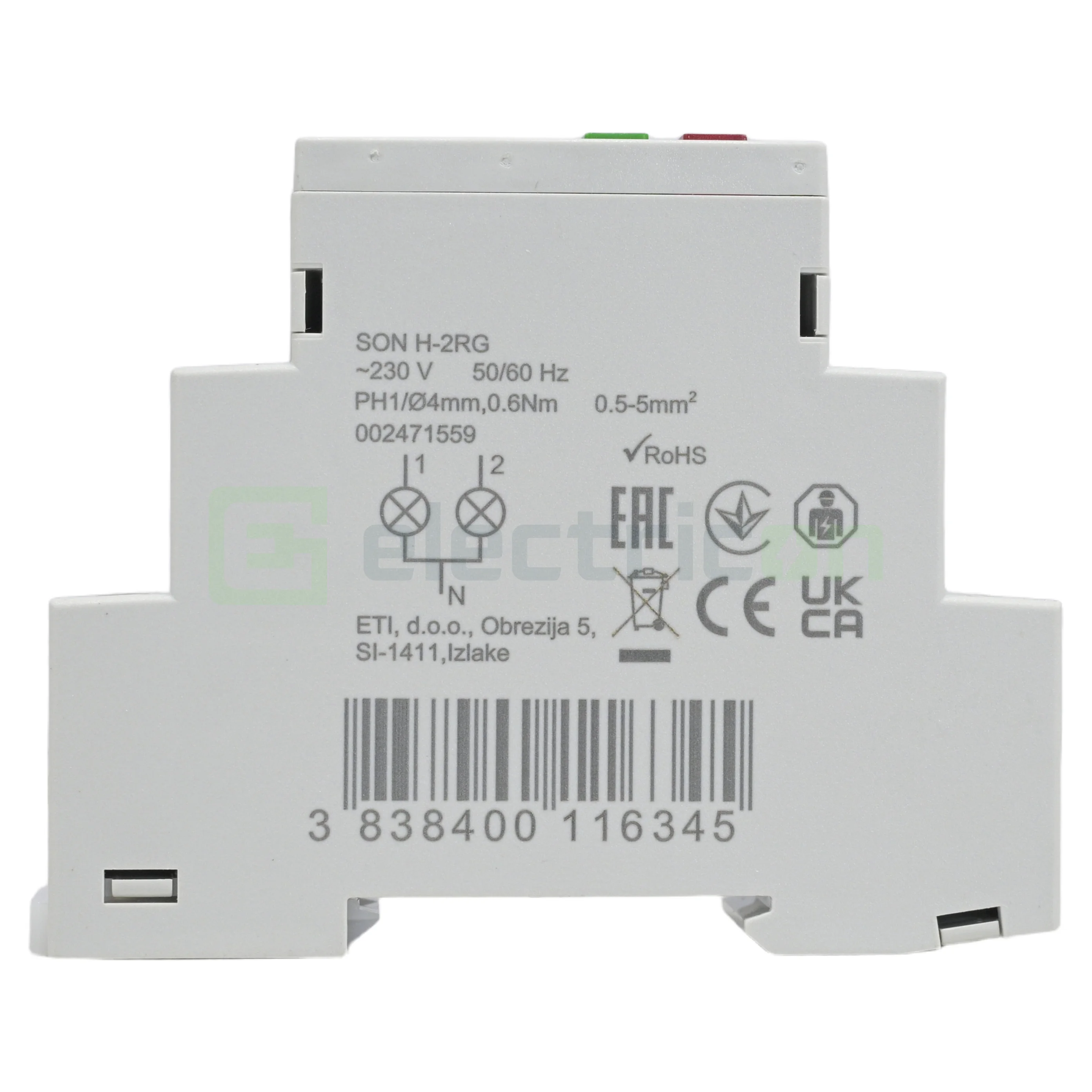 Indicator luminos monofazat rosu verde ETI SON H-2RG 002471559 pentru panou [4]