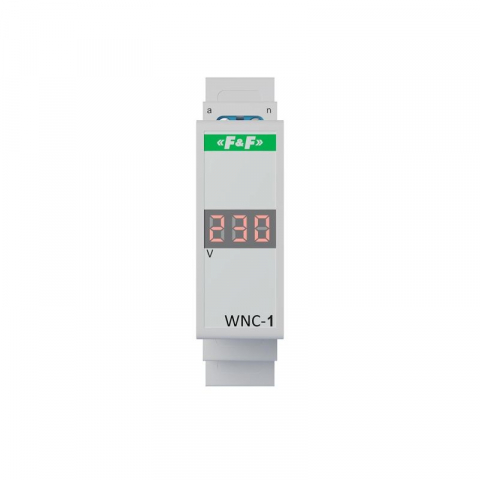 Lampa semnalizare - Indicator Voltaj monofazic, 80-500VAC, F&F Filipowski, WNC-1