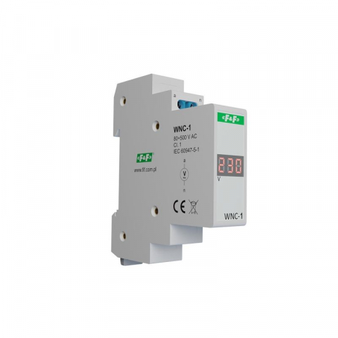 Indicator Voltaj monofazic, 80-500VAC, F&F Filipowski, WNC-1 [2]