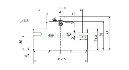 Intrerupator 2P 63A SV 263, ETI, 002423214 [1]