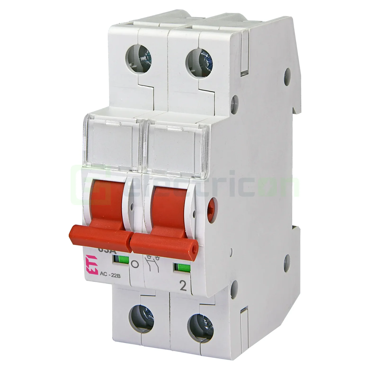 Siguranțe, Diferentiale, Separatori & Busbar - Intrerupator 2P 63A SV 263, ETI, 002423214