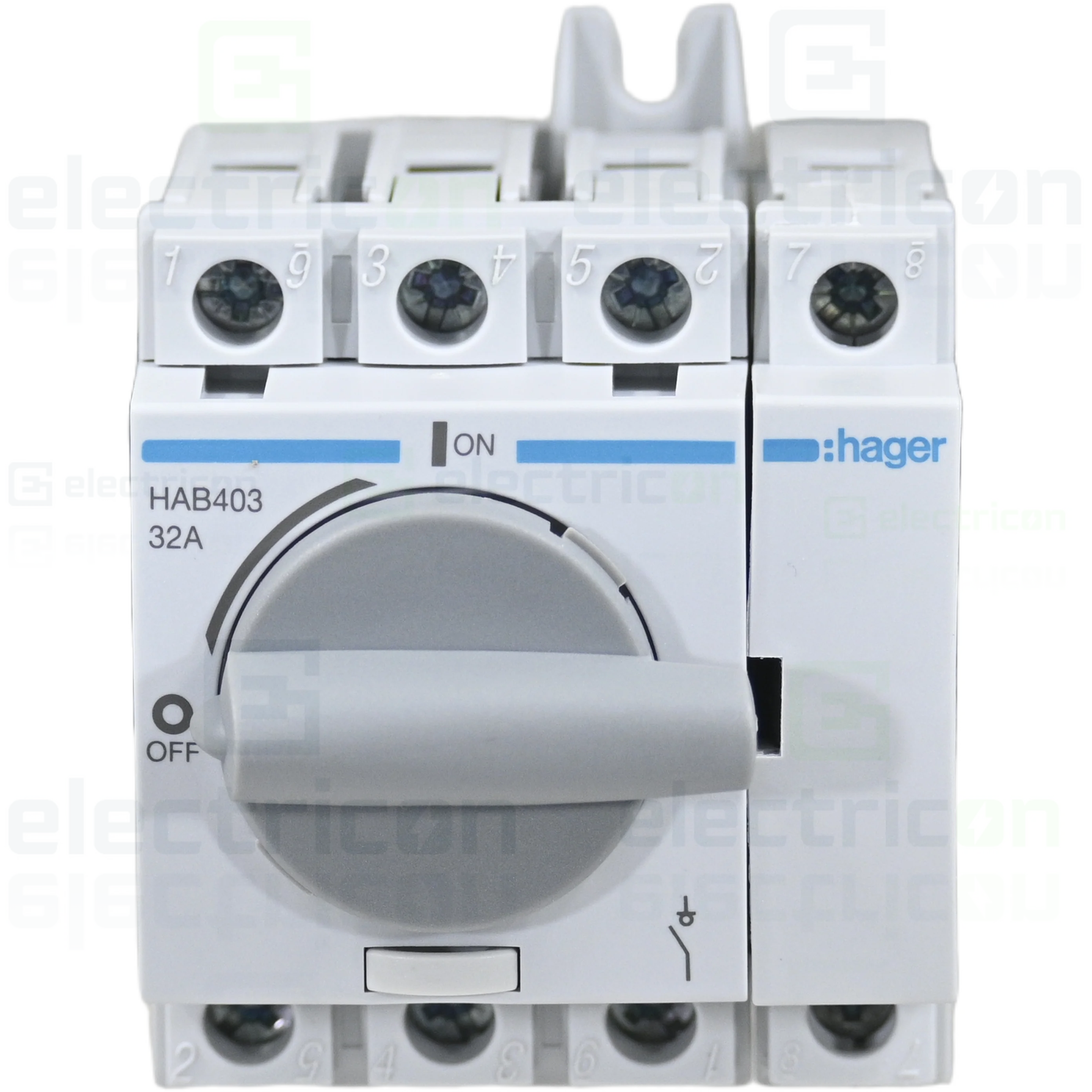 Separatori & comutatori - Siguranță automată tetrapolară 4P 32A Hager HAB403