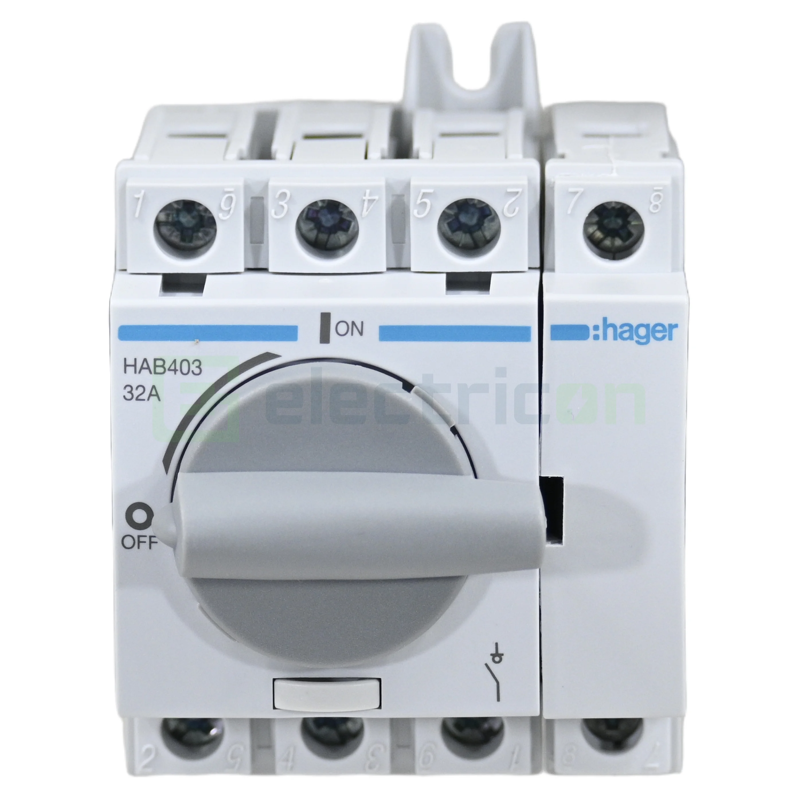 Siguranțe, Diferentiale, Separatori & Busbar - Siguranță automată tetrapolară 4P 32A Hager HAB403