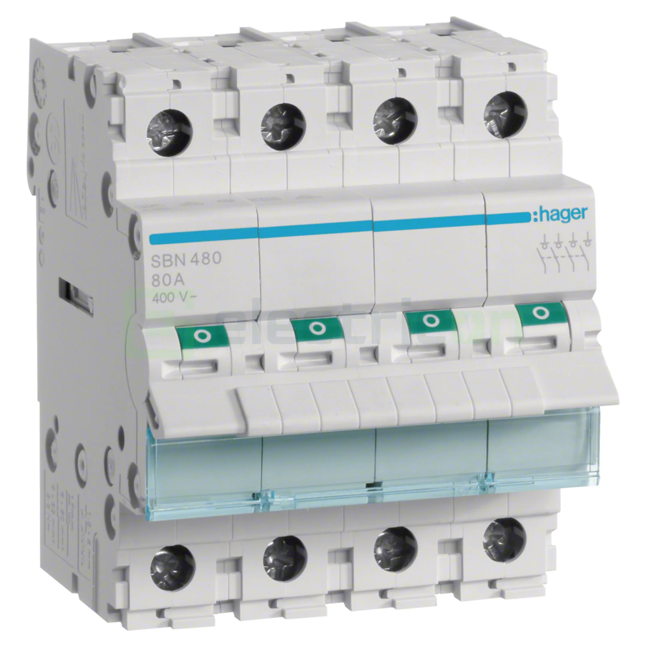 Separatori & comutatori - Intrerupator 4P, 80A, 400V