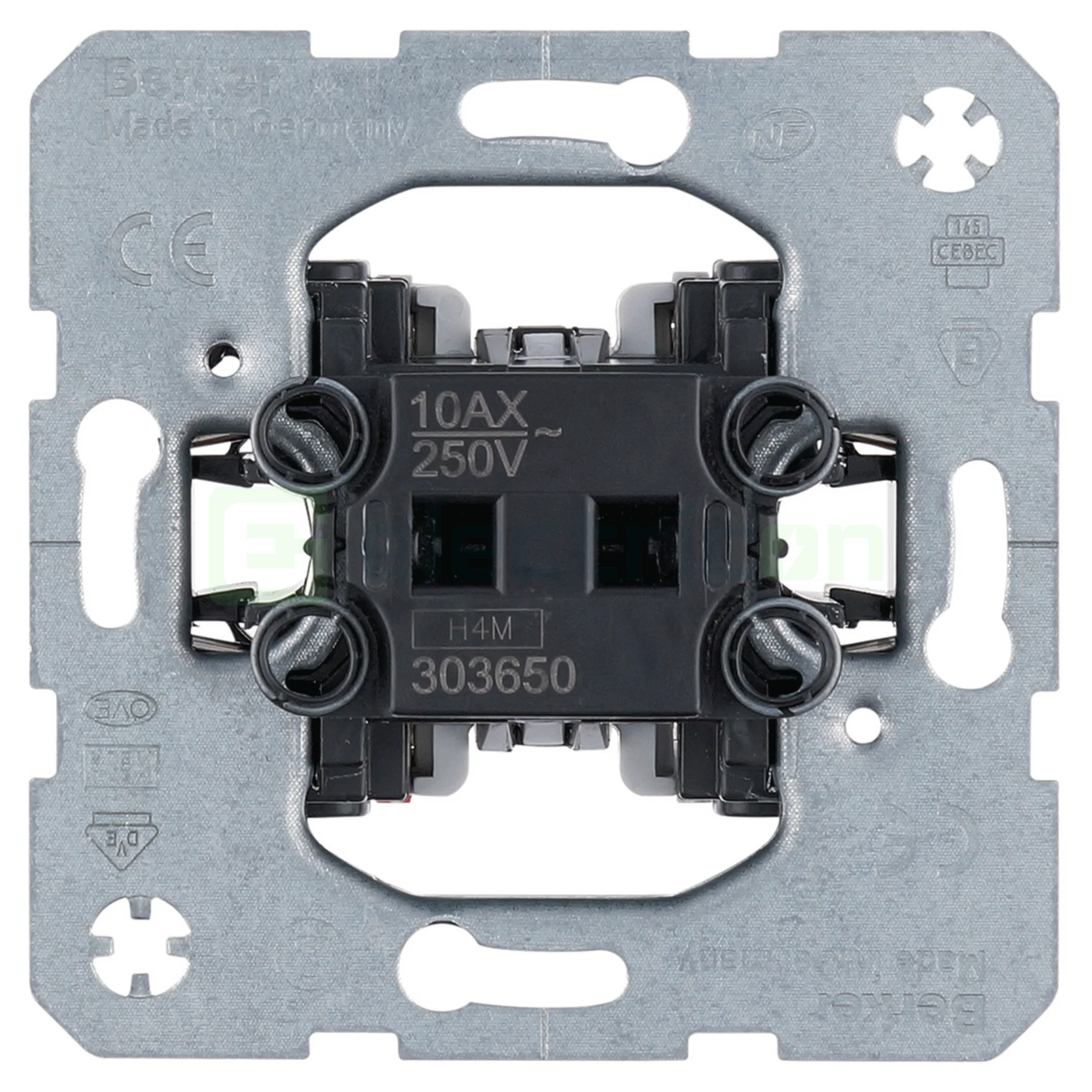 Prize și întrerupătoare - Întrerupător cap-scară, încastrat pentru montaj în pereți goi, Berker, 303650