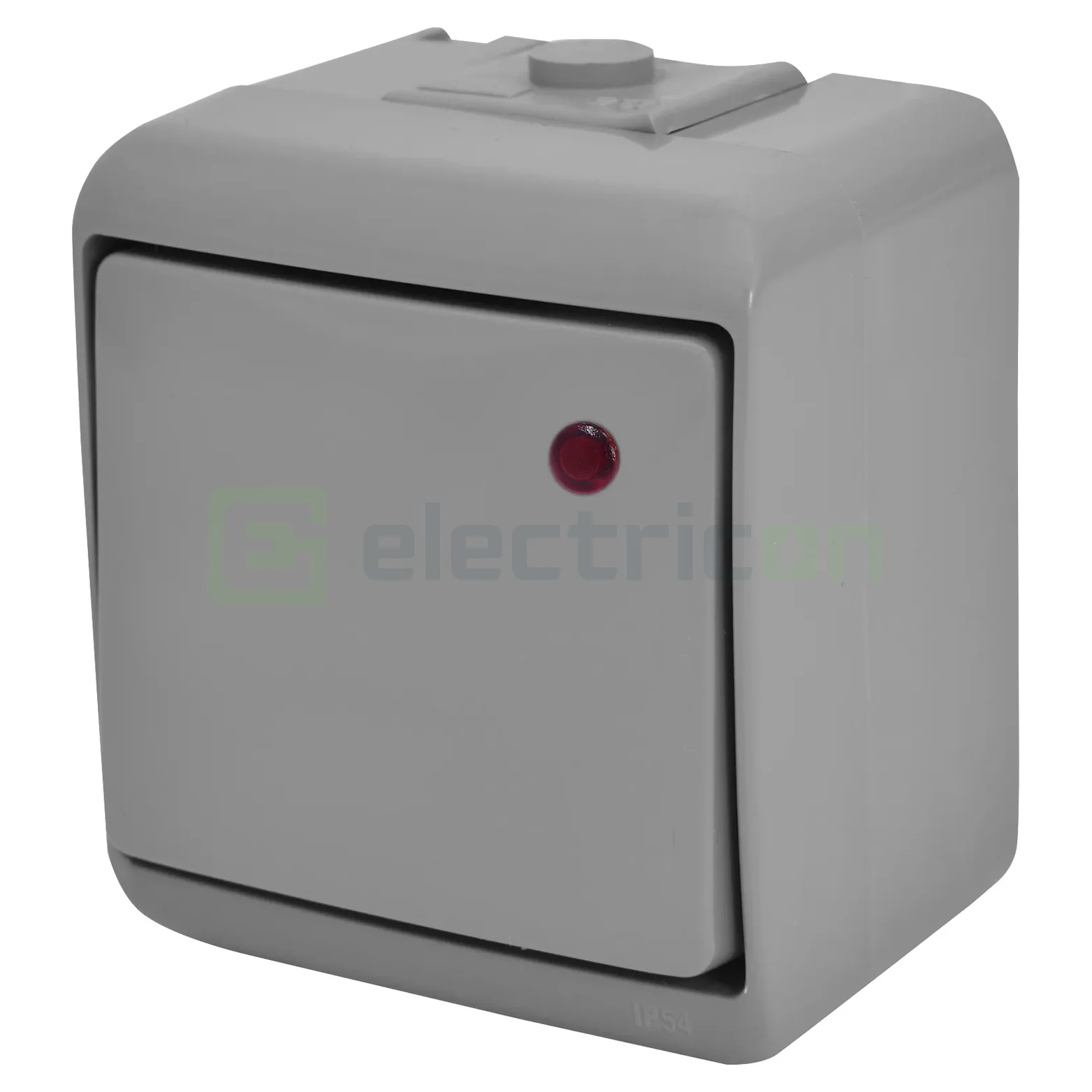 Întrerupătoare - Întrerupător LED aplicat IP54 gri VHE-1L-SR ETI 004668066