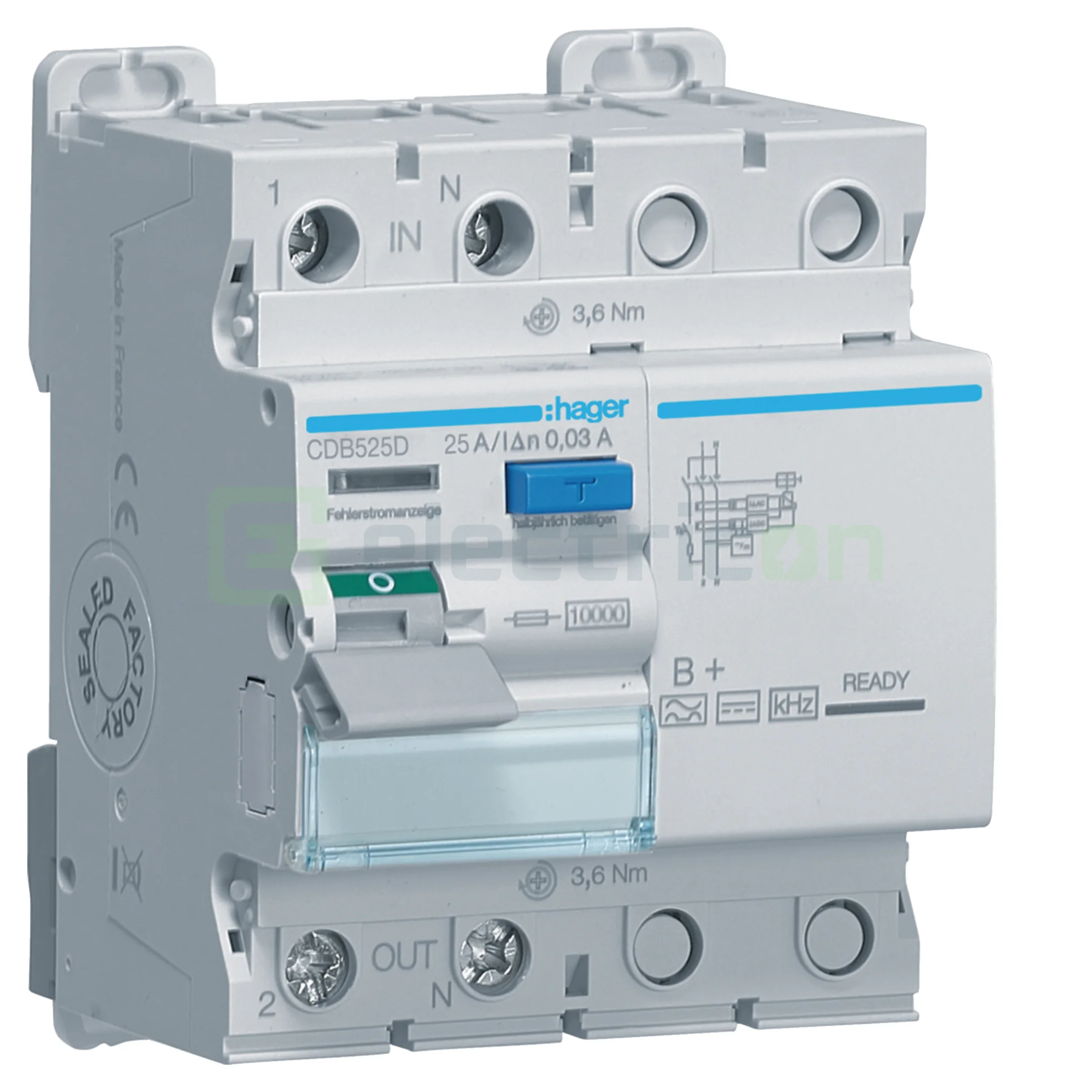 RCCB – întrerupătoare diferențiale - Diferential 25A Hager - CDB525D