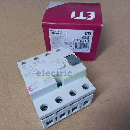 Intreruptor diferential 80A/300mA ETI - 002064545 [1]