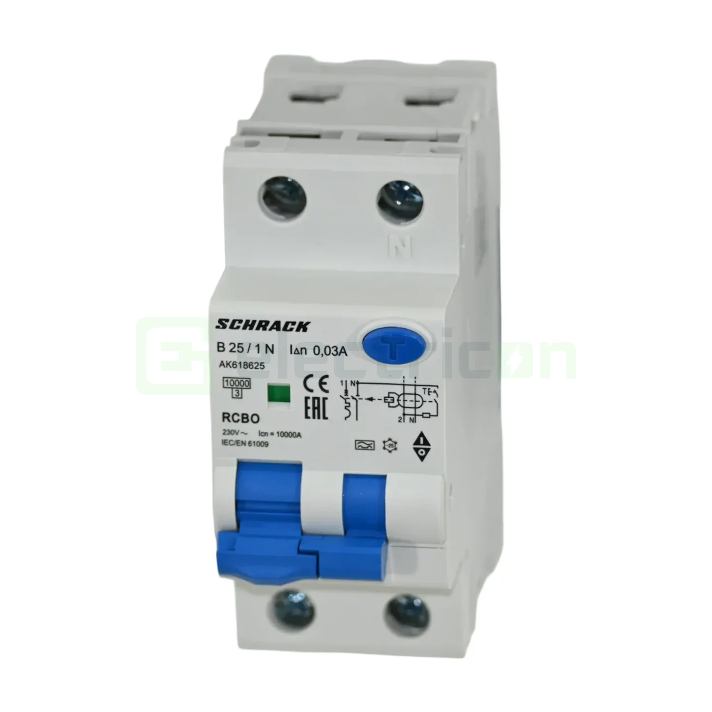 RCBO – siguranțe cu protecție diferențială - Intreruptor diferential 25A Schrack - AK618625