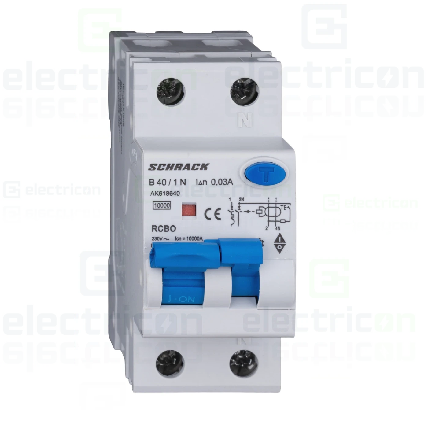 RCBO – siguranțe cu protecție diferențială - Intreruptor diferential 40A Schrack - AK618640