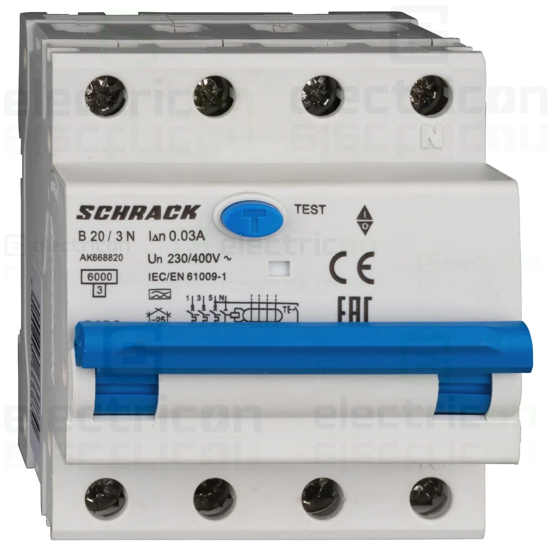 Siguranta RCBO 20A/30mA Schrack - AK668820 [3]