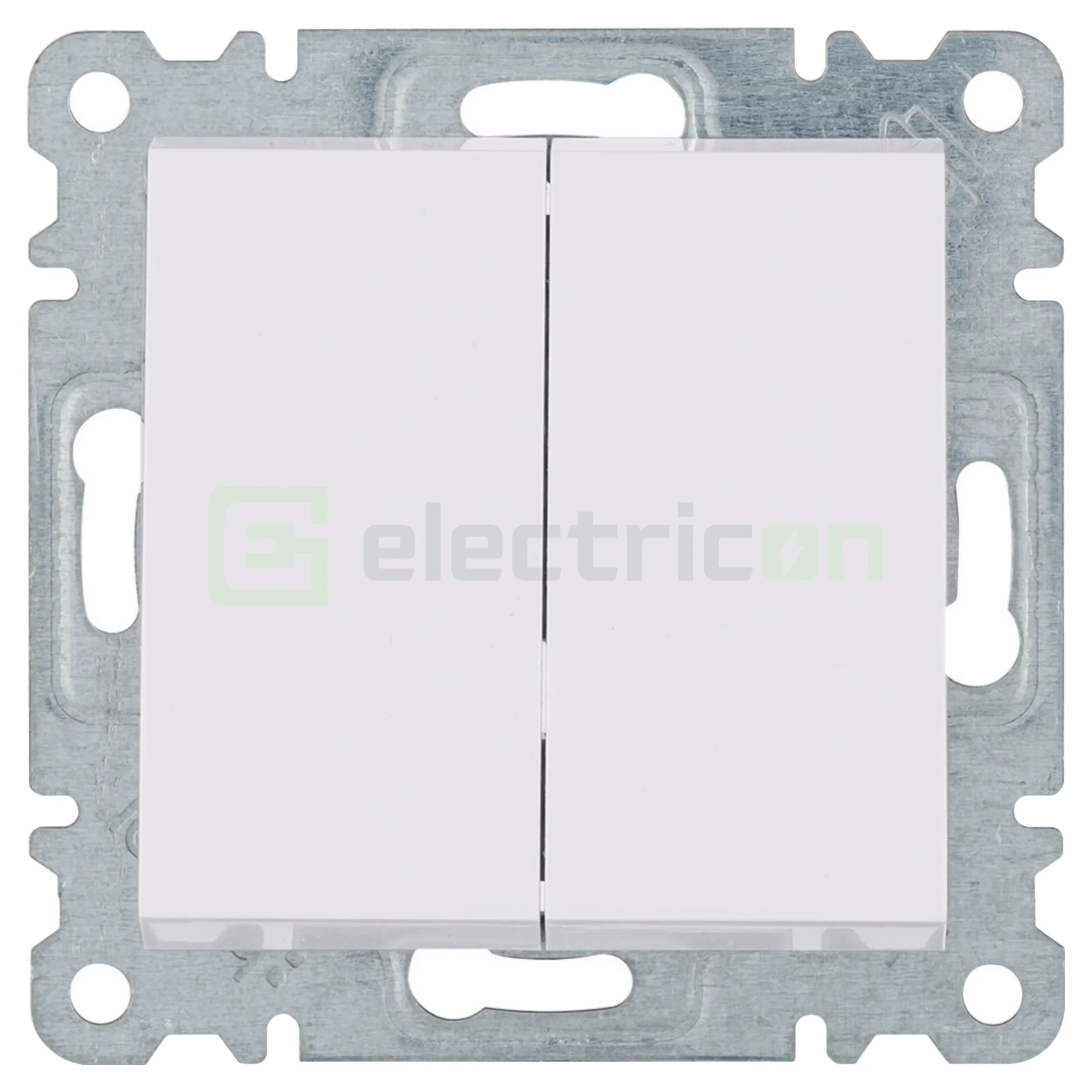 Întrerupătoare - hager-intrerupator-dublu-alb