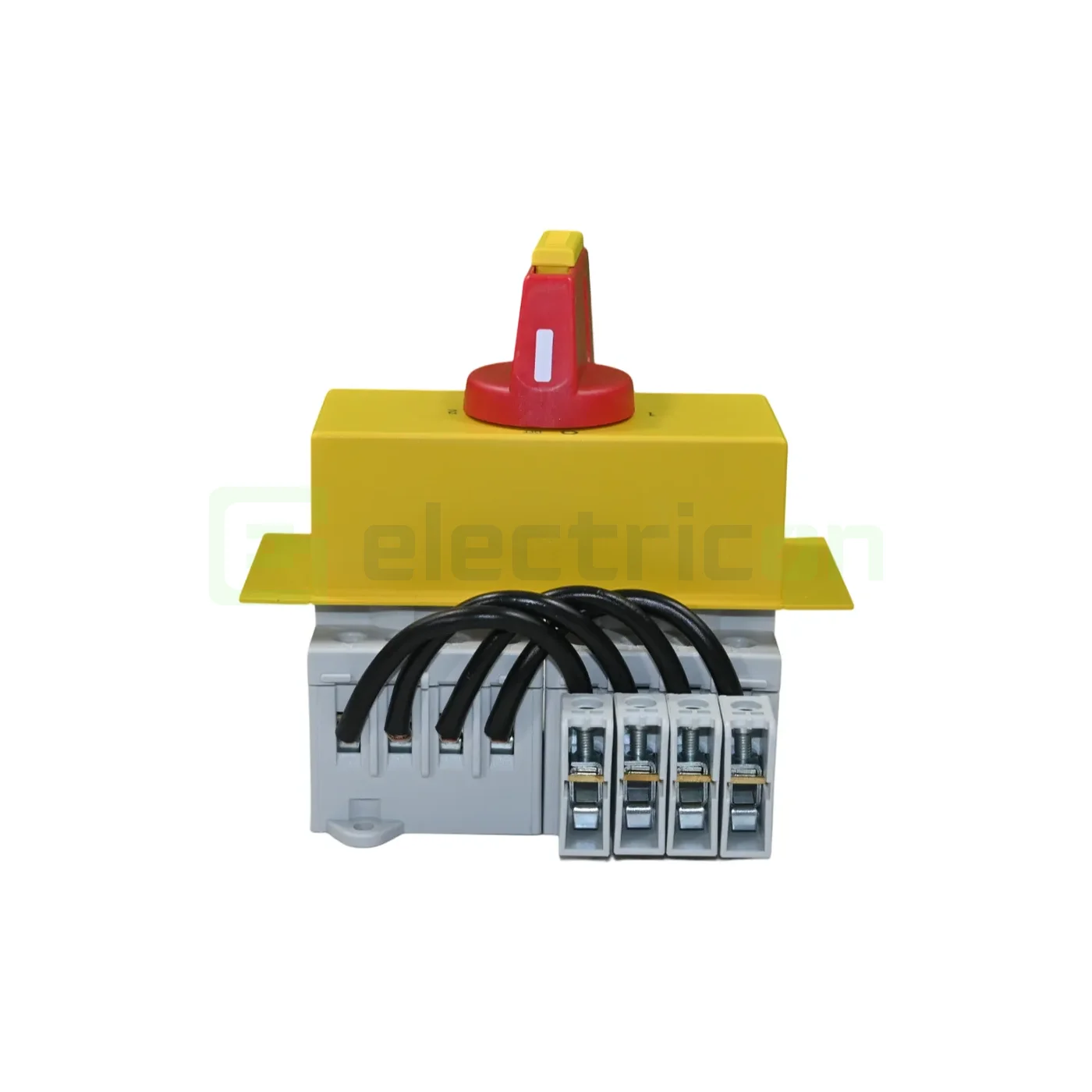 Intrerupator ON-OFF, de oprire de urgență, 4P, 40A, cu blocare, Schrack, IN8R5425 [2]