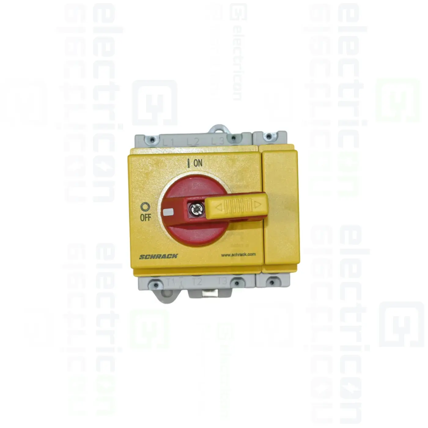 Separatori & comutatori - Intrerupator ON-OFF, de urgenta cu maneta, 4P, 80A, 22kW, Schrack, IN8R2428