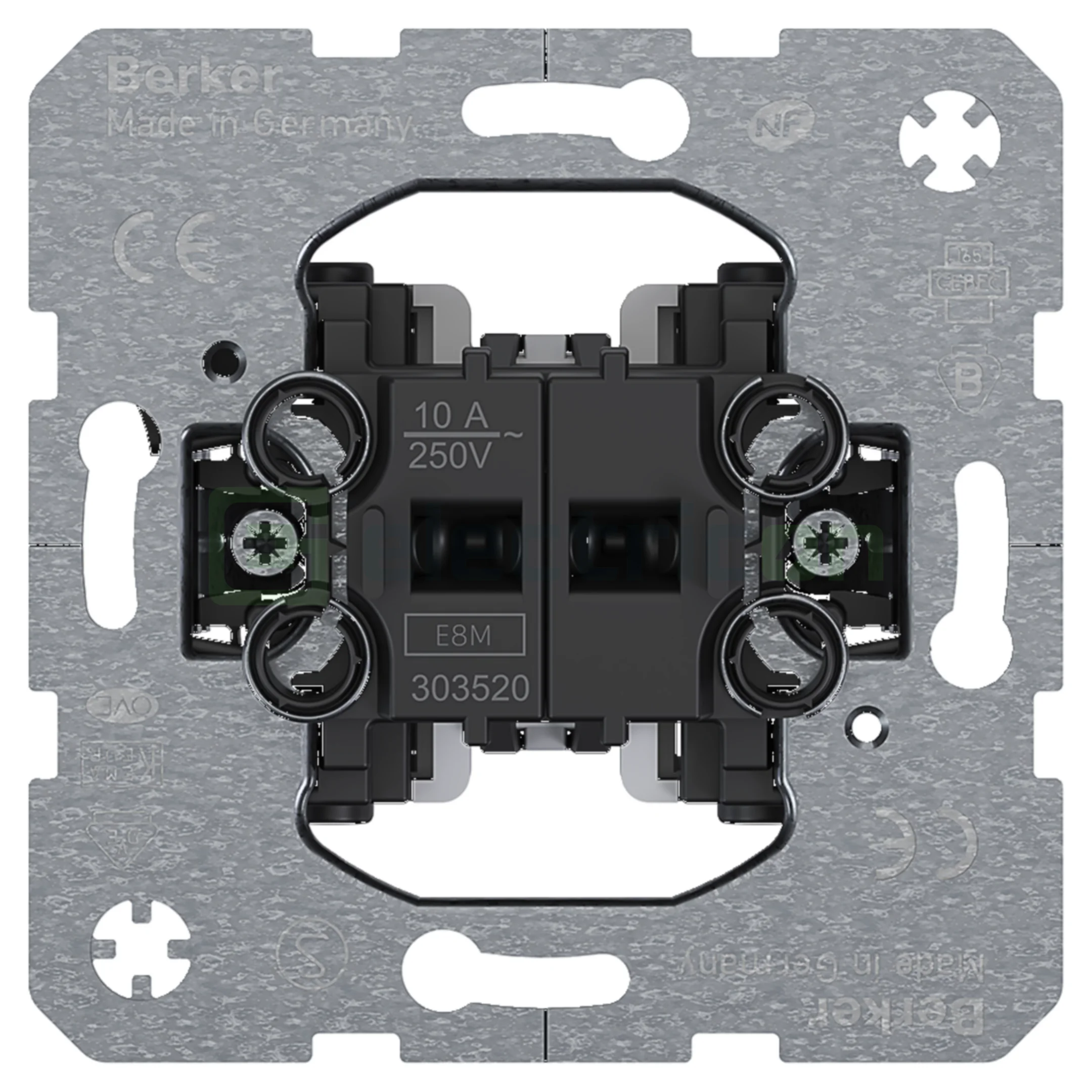 Prize și întrerupătoare - Întrerupător serie, pentru jaluzele cu un singur pol, Berker, 303520