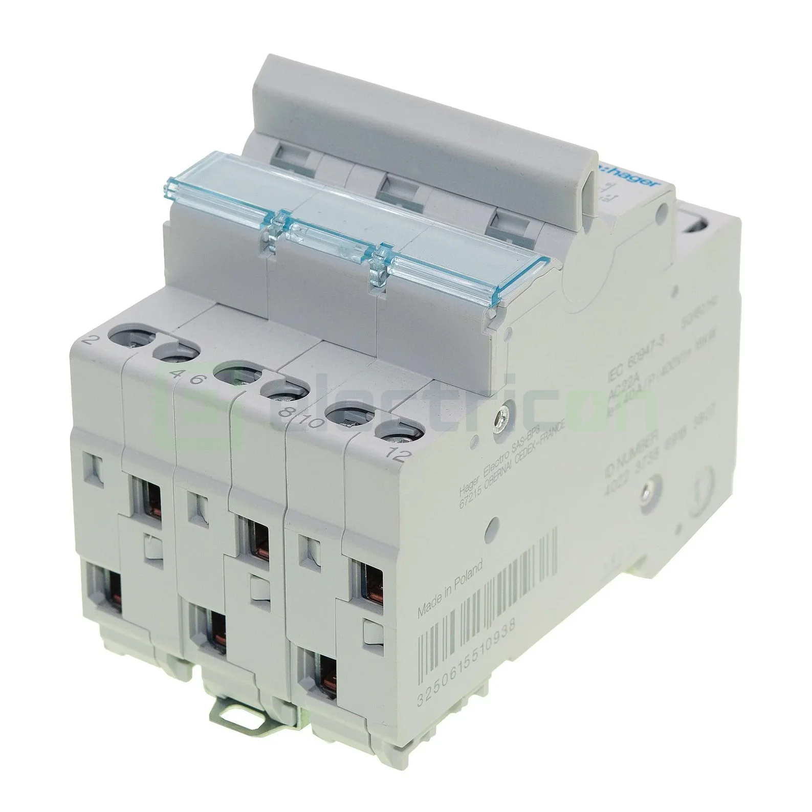 Inversor 3P 40A, 400V I-0-II, punct comun superior 3M [1]