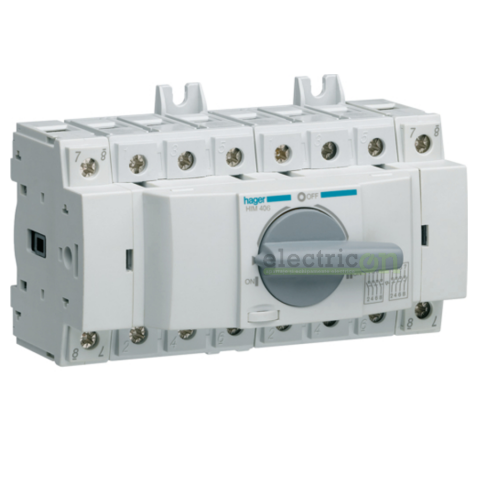 Siguranțe, Diferentiale, Separatori & Busbar - Inversor 4P 63A, I-0-II, M1