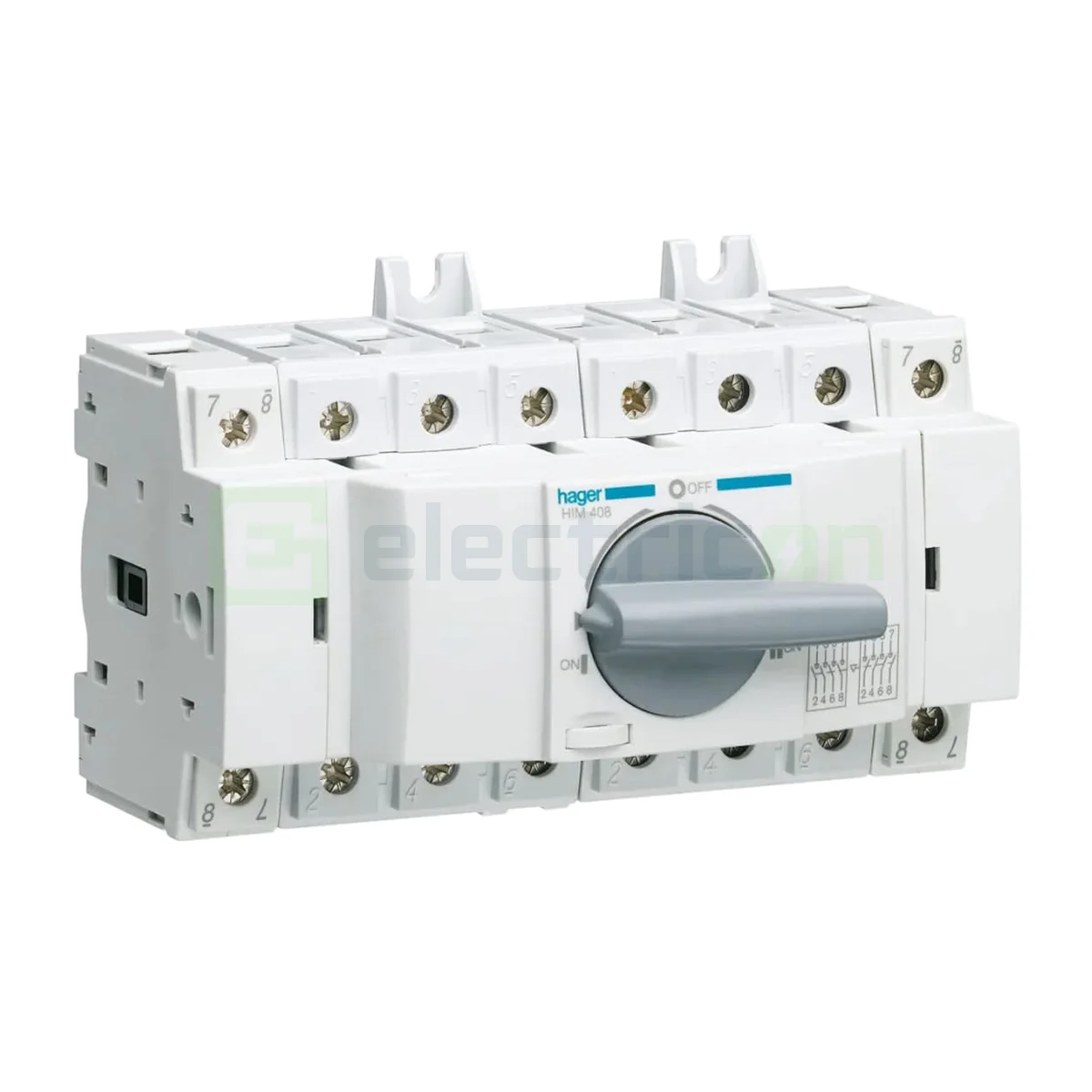 Siguranțe, Diferentiale, Separatori & Busbar - Inversor 4P 80A, I-0-II, M1