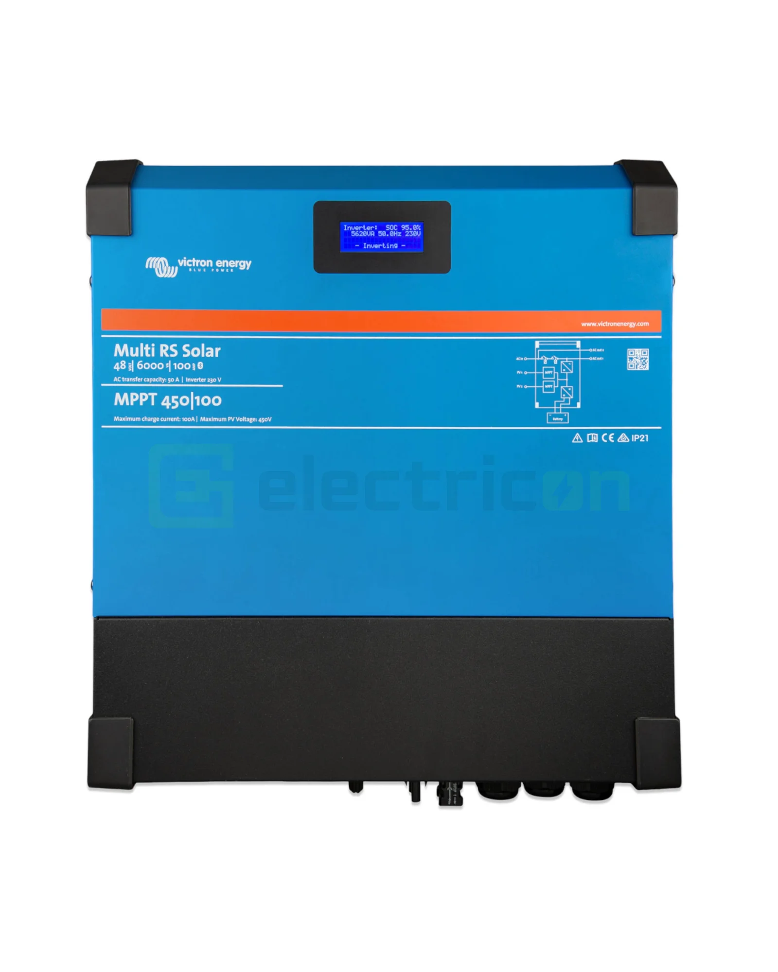 Invertoare fotovoltaice - Invertor charger solar 48V 6000VA Victron Energy Multi RS Solar 48 6000 100-450 80