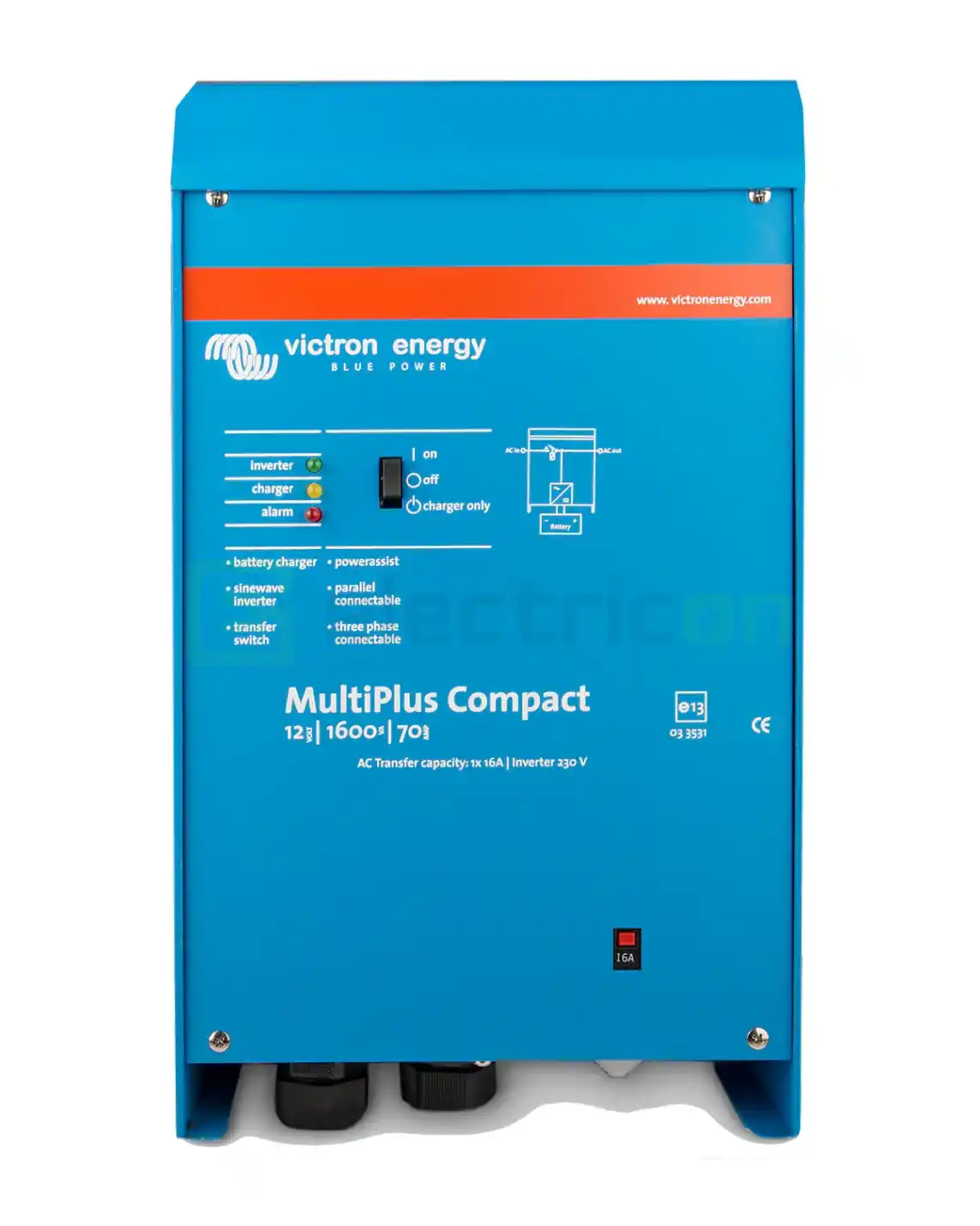 Invertoare fotovoltaice - Invertor cu charger 12V 1600VA Victron Energy MultiPlus C 12 1600 70-16