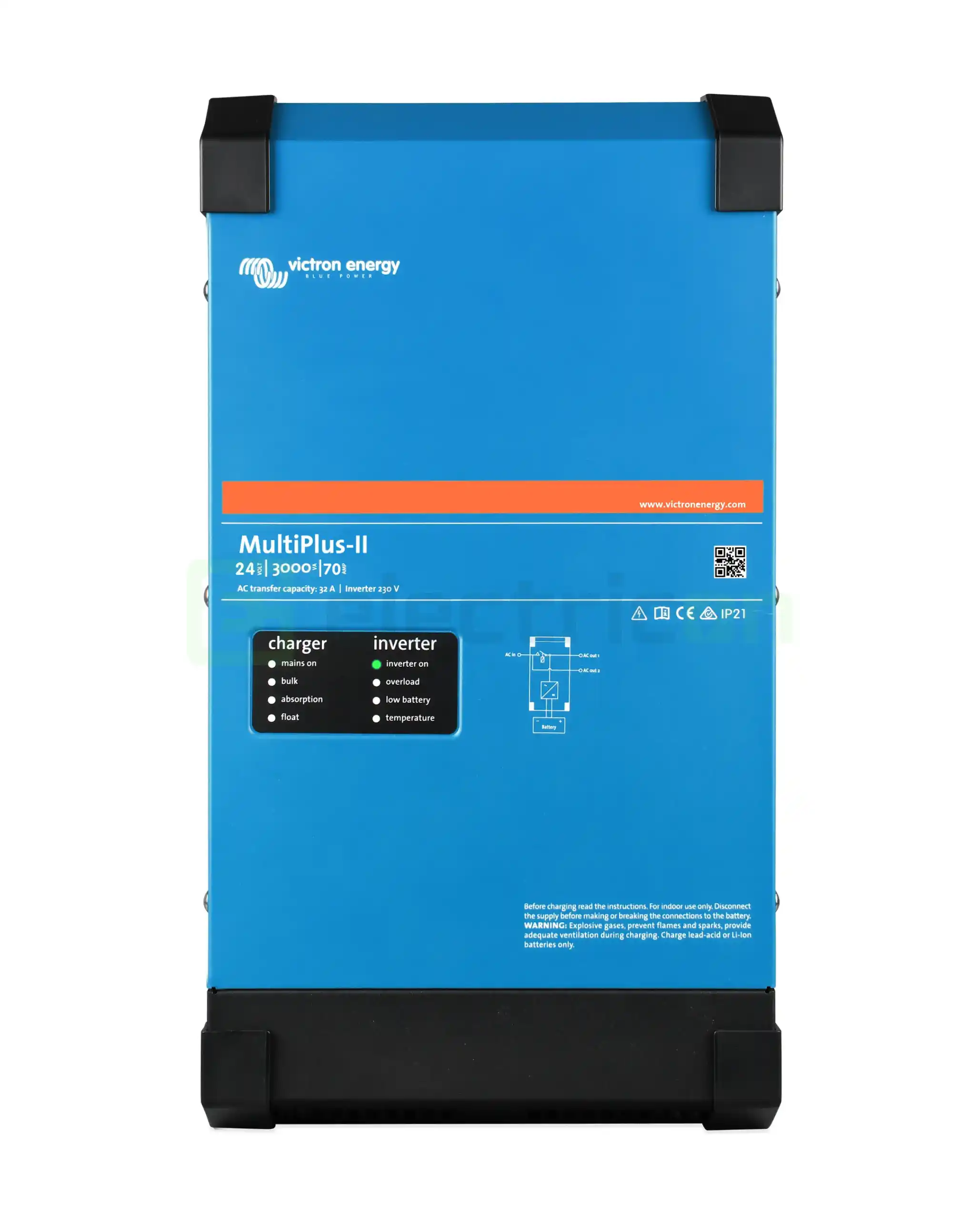 Invertor cu charger 24V 3000VA  Victron Energy MultiPlus II 24 3000 70-32