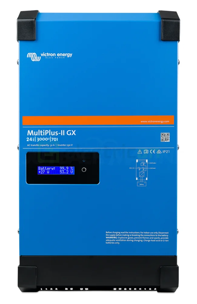 Invertor cu charger 24V 3000VA  Victron Energy MultiPlus II 24 3000 70-32 GX