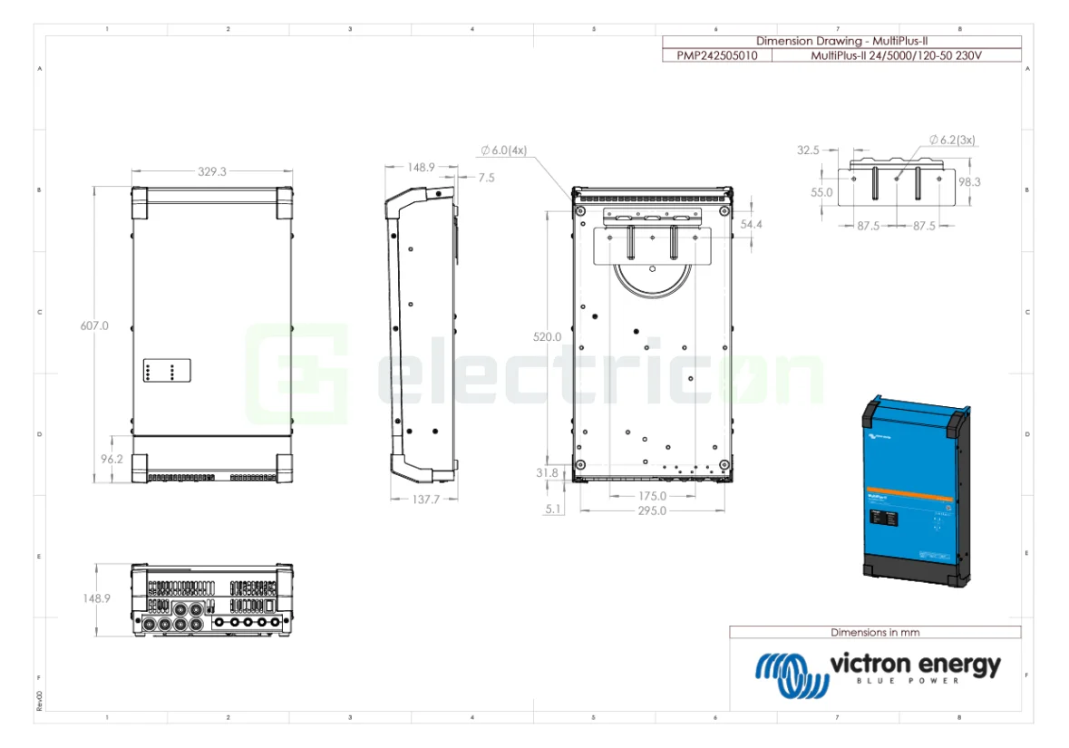 Invertor cu charger 24V 5000VA  Victron Energy MultiPlus II 24 5000 120-50 [1]