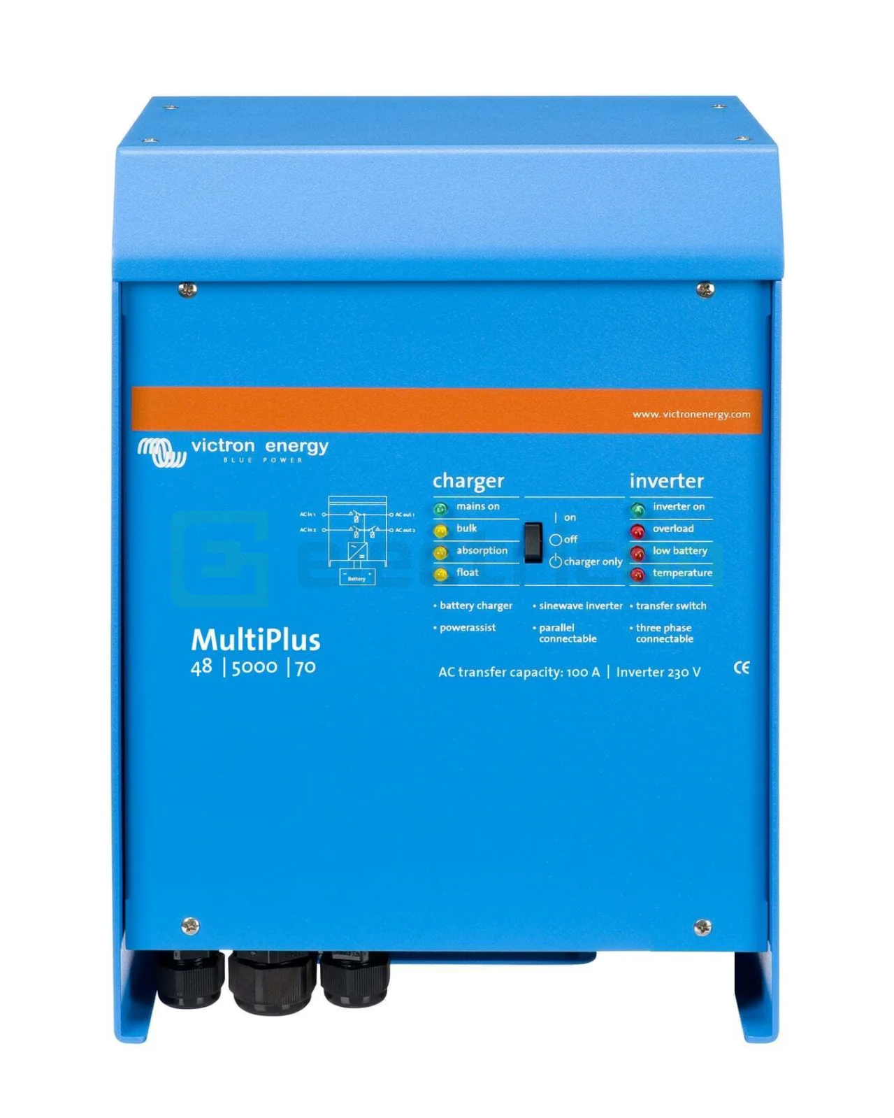 Invertor cu charger 48V 5000VA Victron Energy MultiPlus 48 5000 70-100