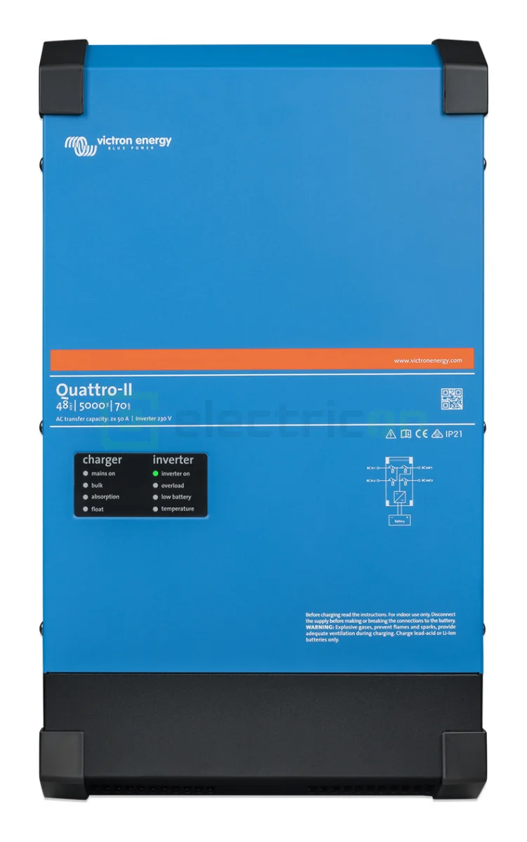 Invertor cu charger 48V 5000VA Victron Energy Quattro-II 48 5000 70-50 50