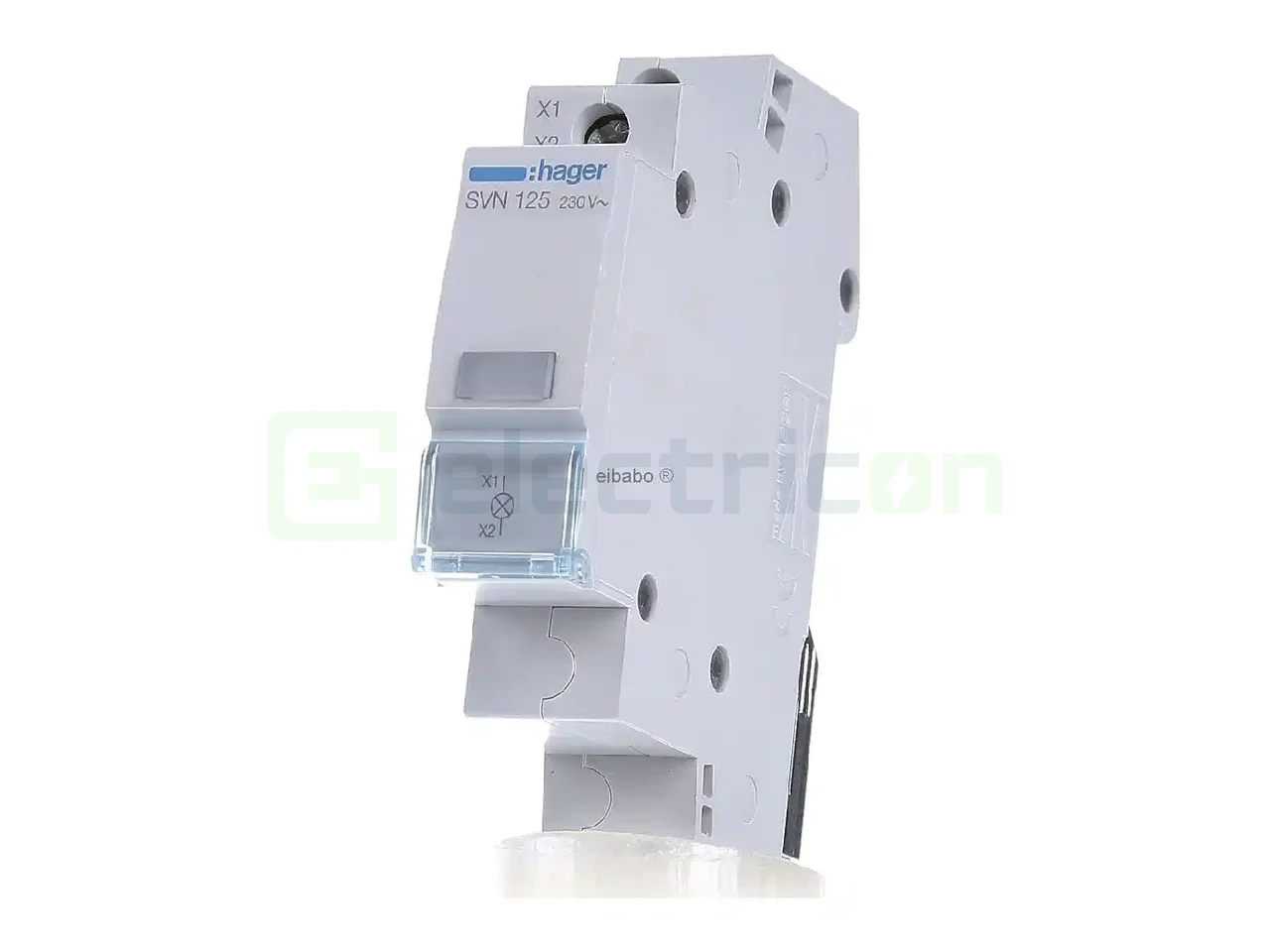 Lampă semnalizare tensiune LED monofazic, 1xincolor, 230VAC, Hager, SVN125