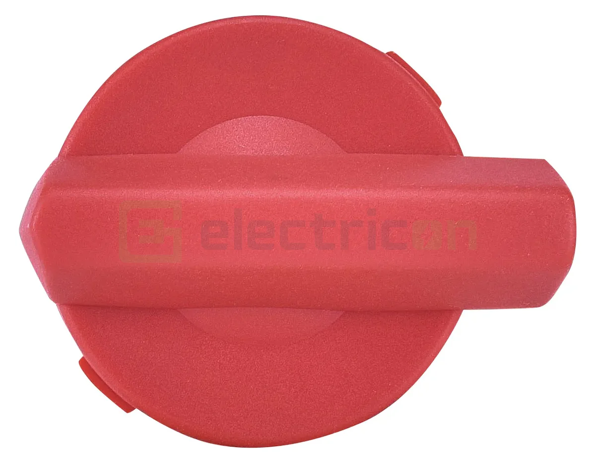 Maner rosu ON-OFF, cu brat scurt, 80x44mm, CLBS-DH