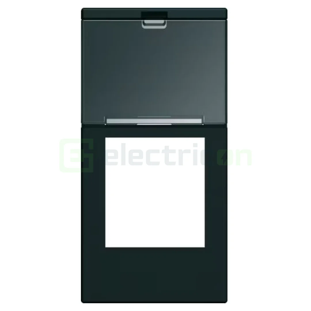 Prize și întrerupătoare - hager-priza-date-negru