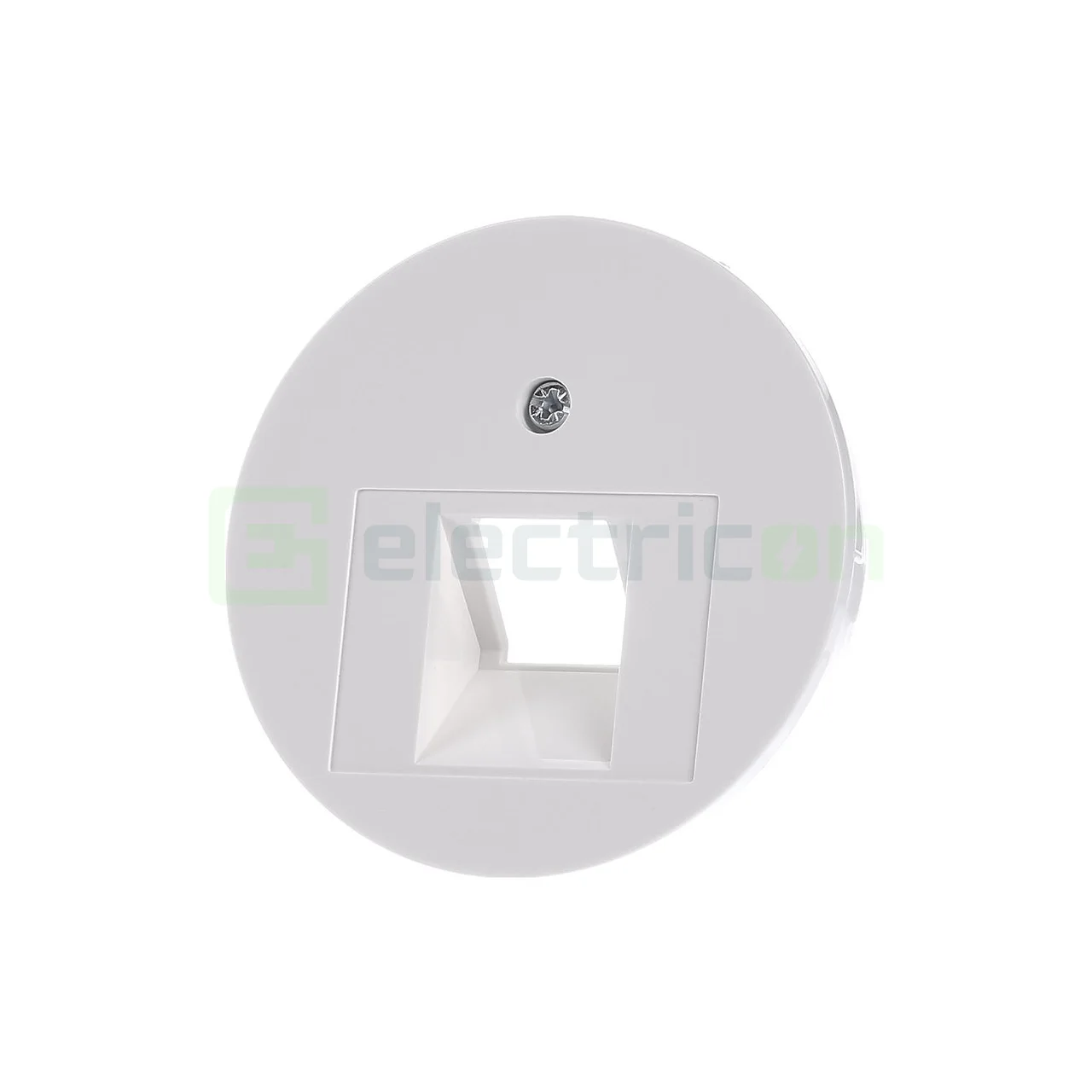 Masca priza date simpla ,R.1/R.3/R.clasic alb polar, lucios , Berker.14072089, Hager, 14072089