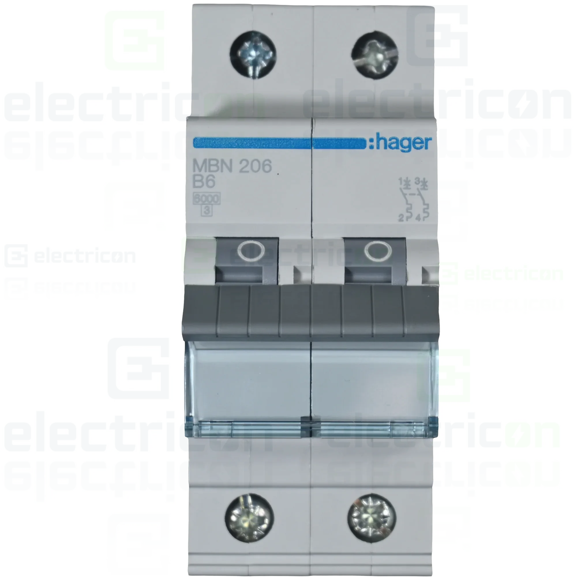 Siguranțe, Diferentiale, Separatori & Busbar - Siguranta MCB B6A Hager - MBN206