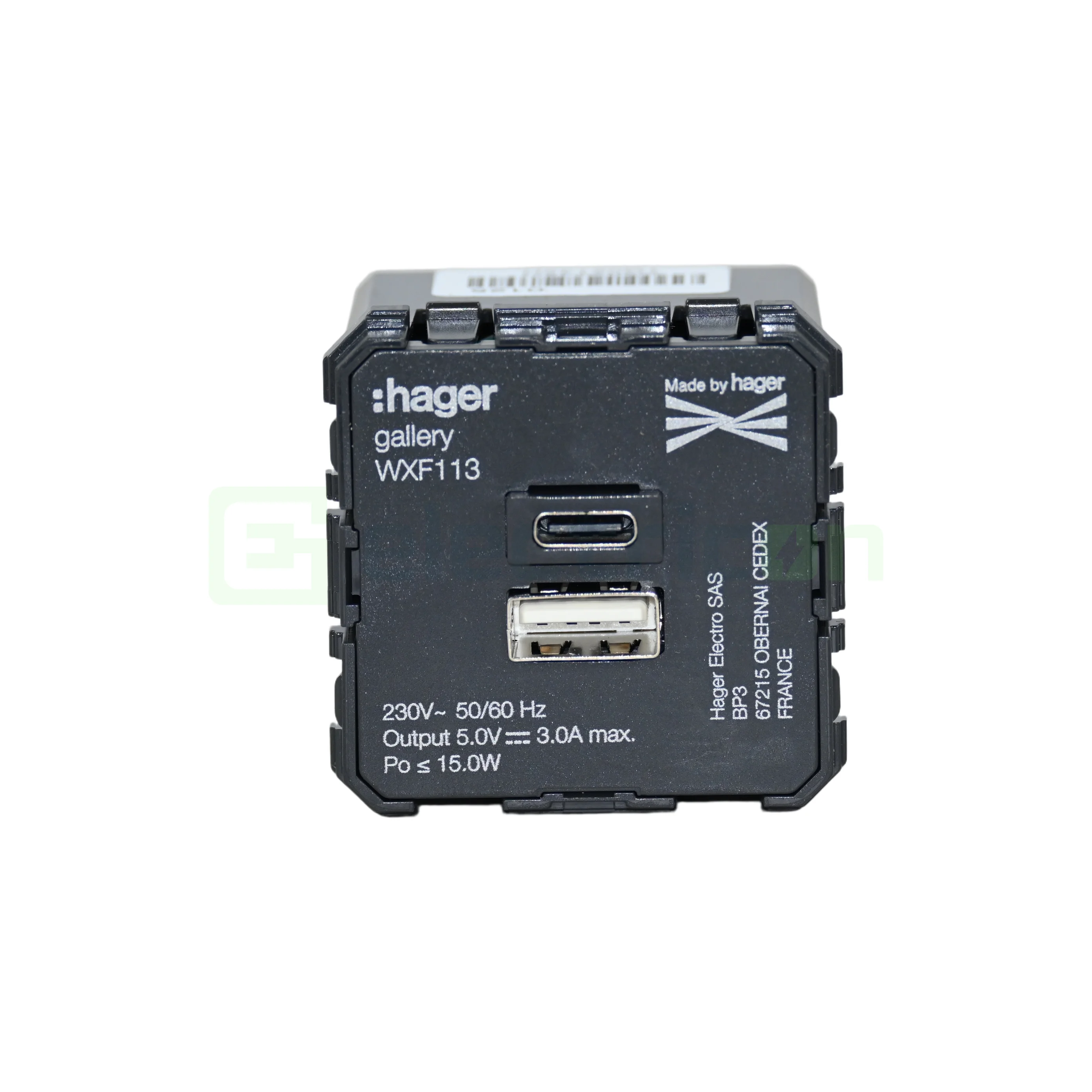 Prize și întrerupătoare - hager-priza-usb-5v