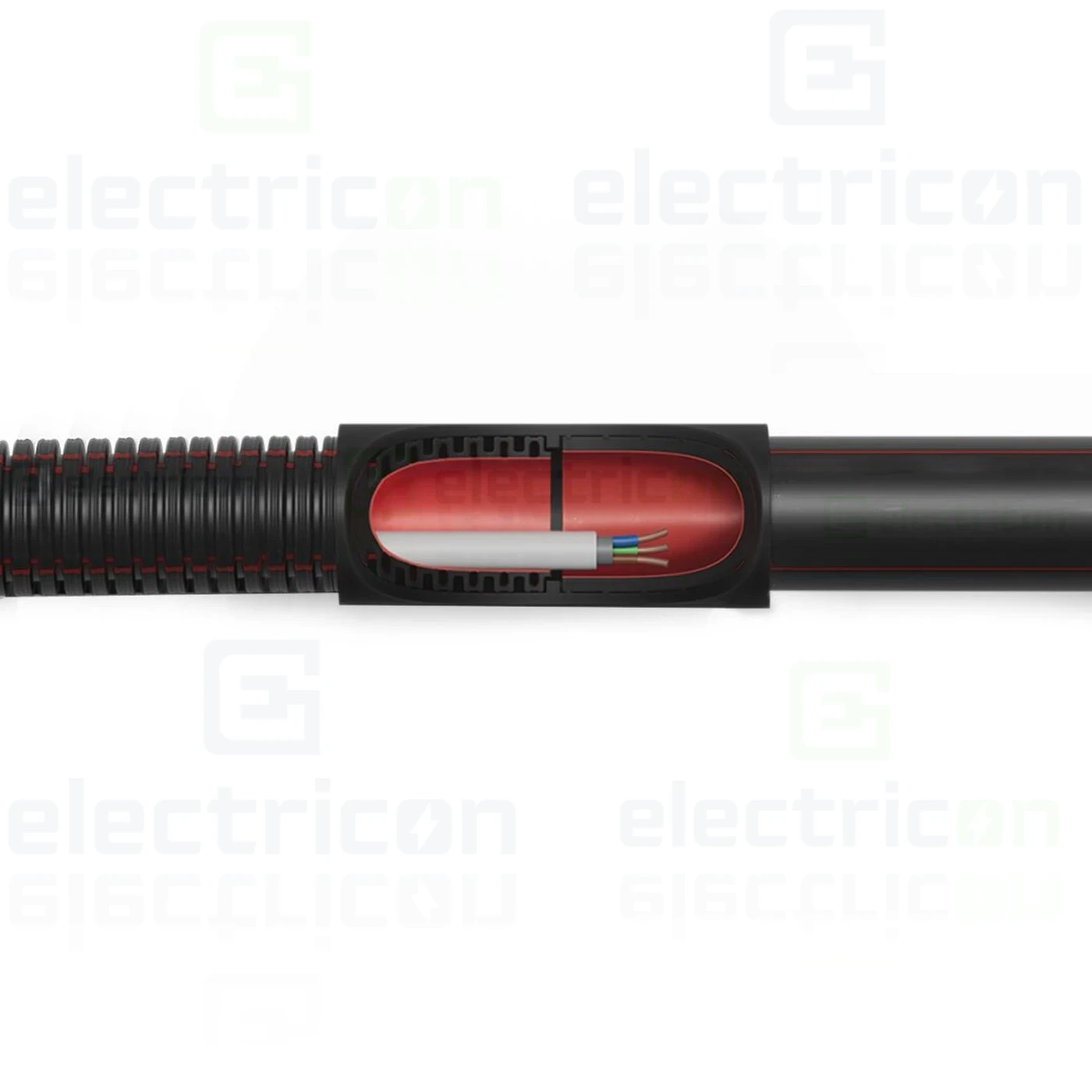 Mufa conductor compatibil cu Copex-uri Kouvidis Gama Durosol Plus ISR, negru, IP65 [1]