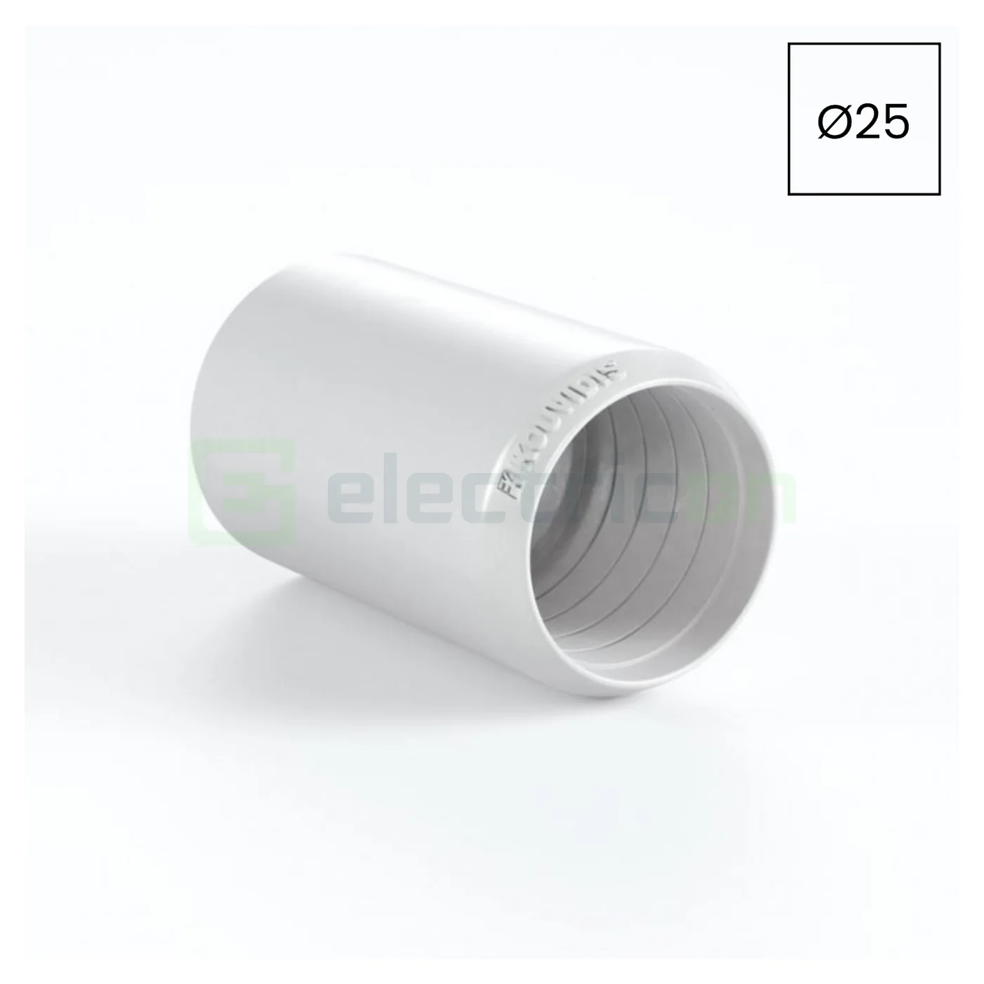 Cabluri, Canal cablu, Copex - Mufa cuplaj copex alb MEDISOL AM 25mm 4244025 Kouvidis